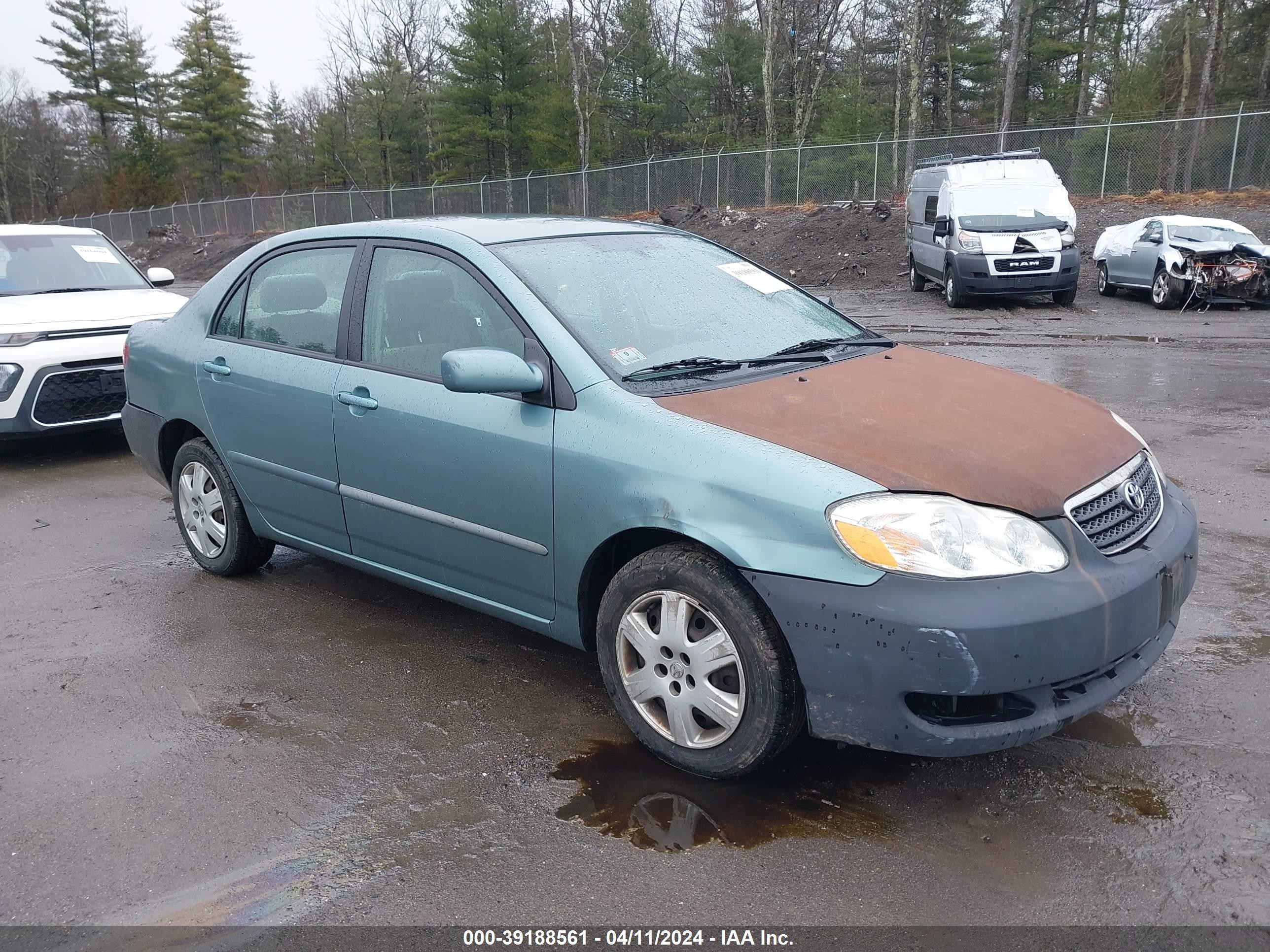 toyota corolla 2005 2t1br32e45c434900