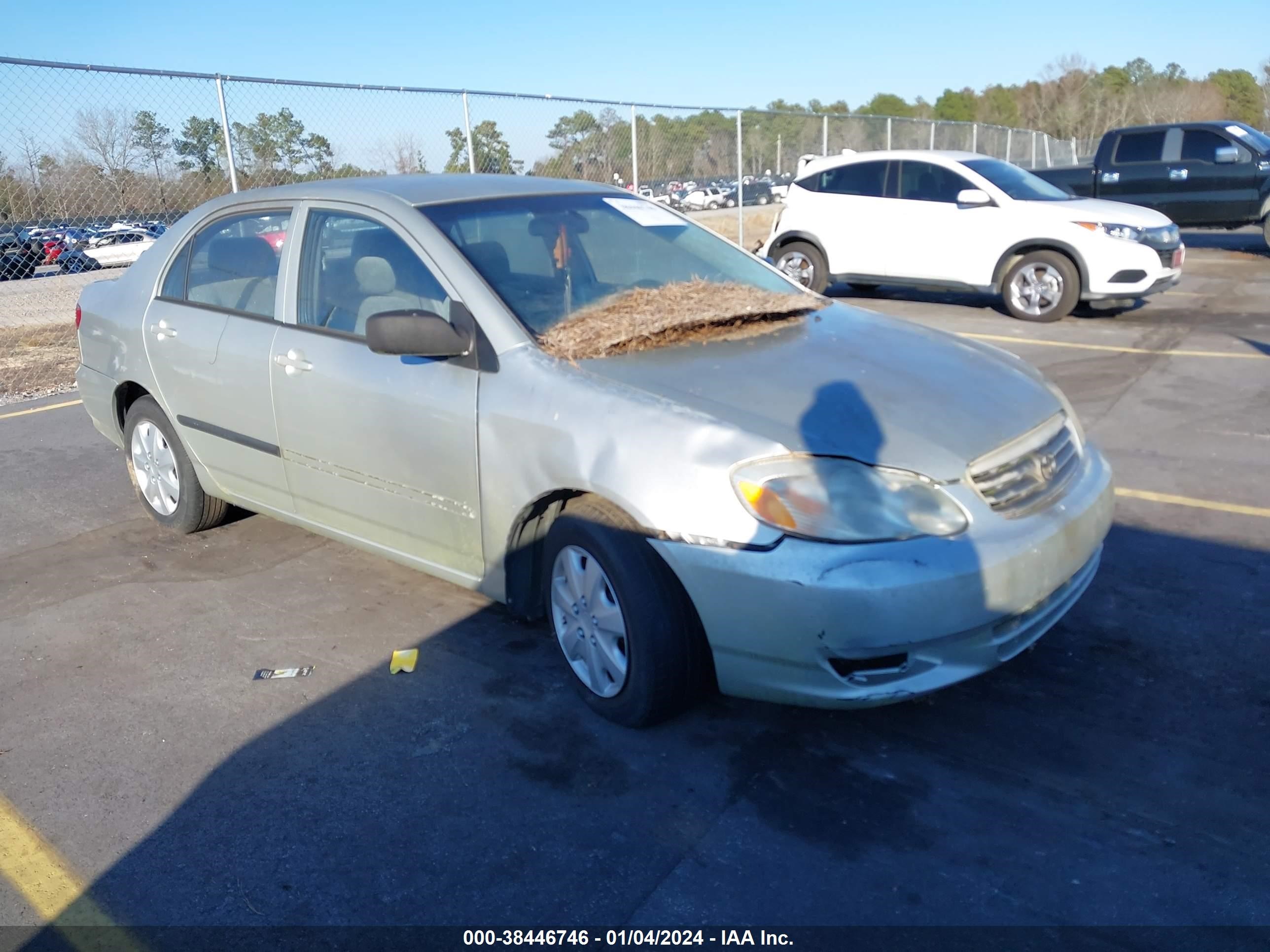 toyota corolla 2003 2t1br32e53c010445