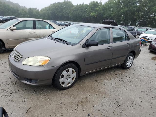 toyota corolla 2003 2t1br32e53c030341