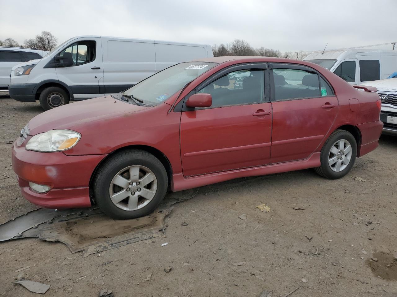 toyota corolla 2003 2t1br32e73c024220