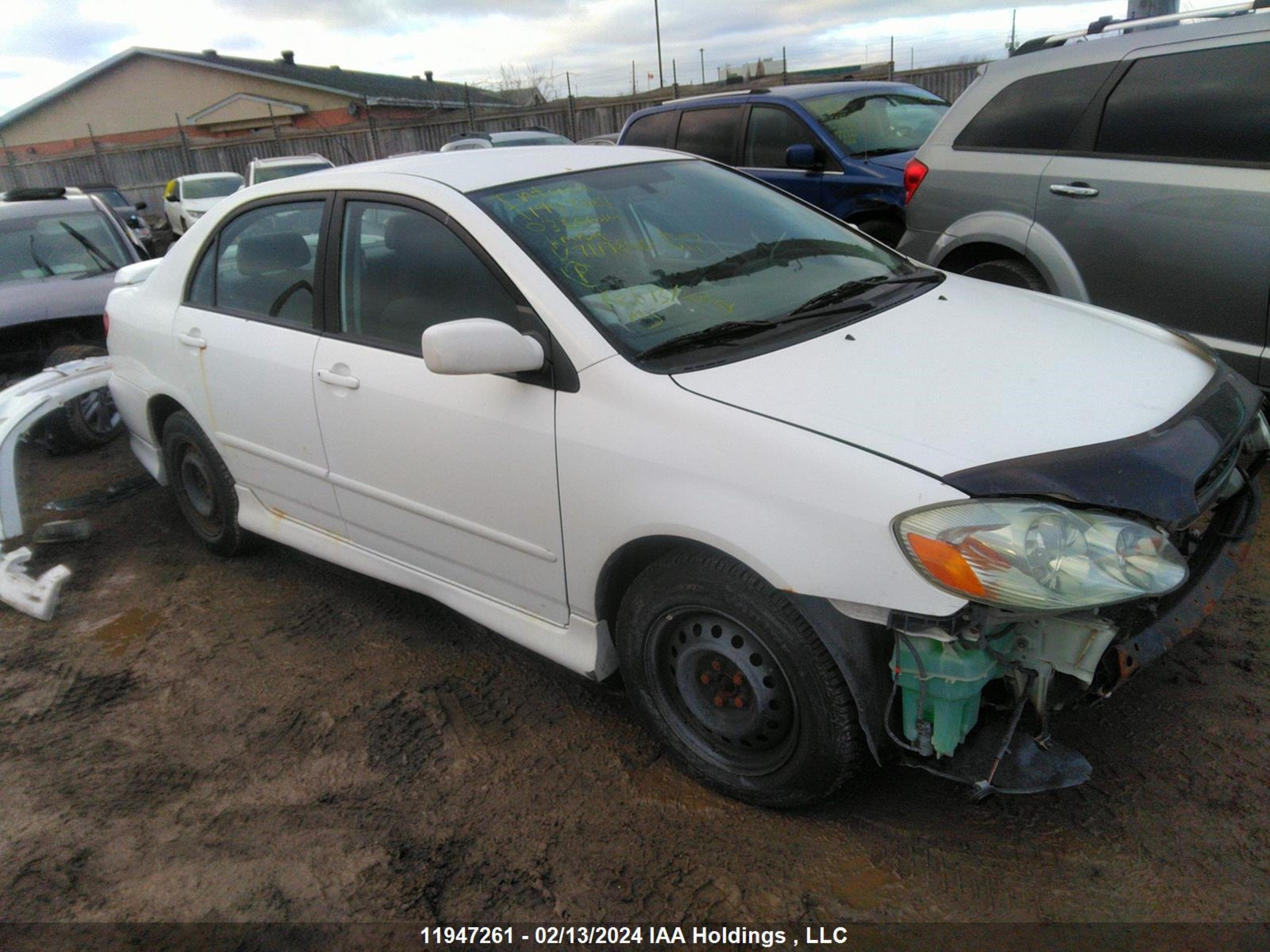 toyota corolla 2003 2t1br32e73c717868