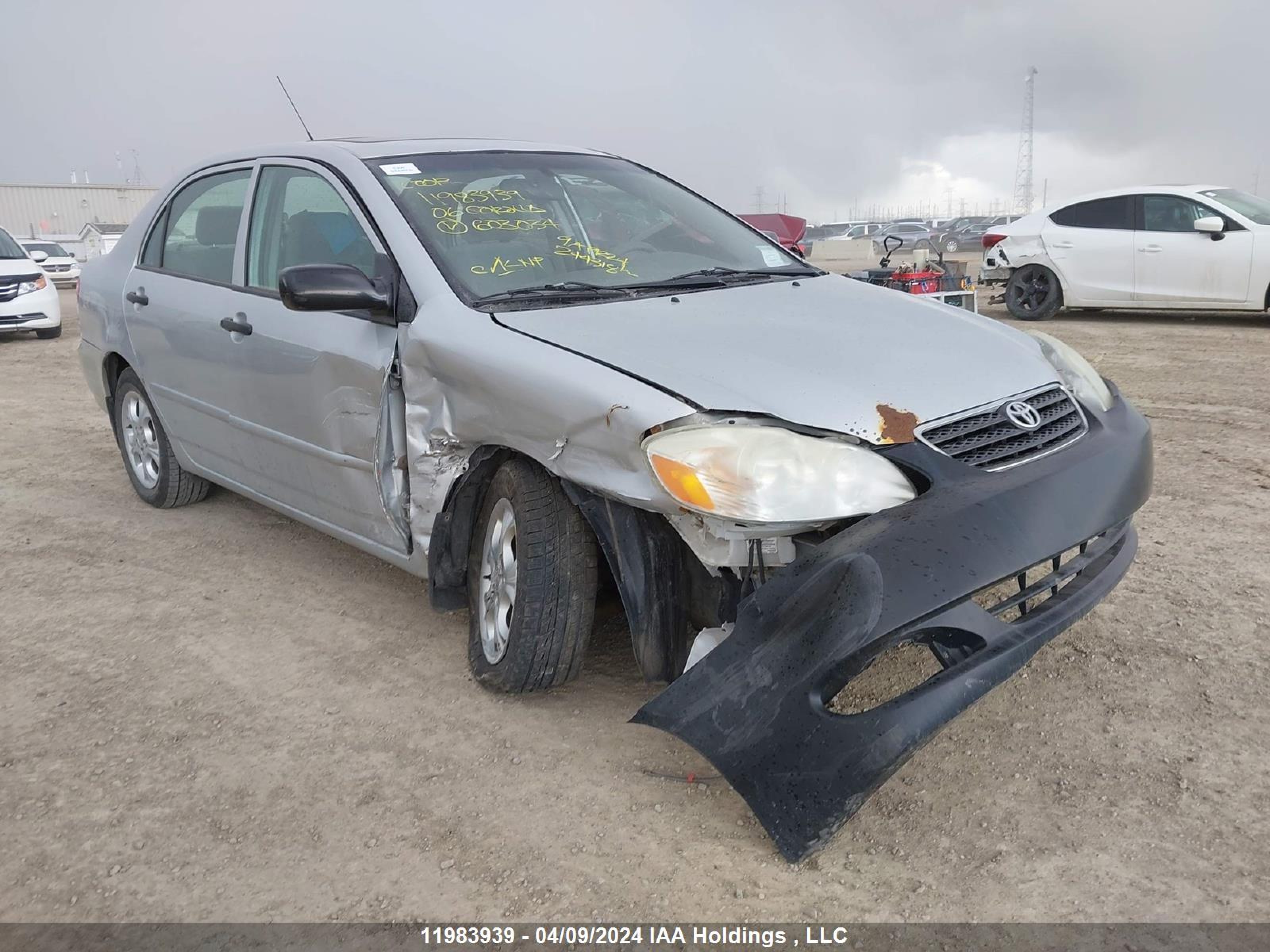 toyota corolla 2006 2t1br32e76c603034