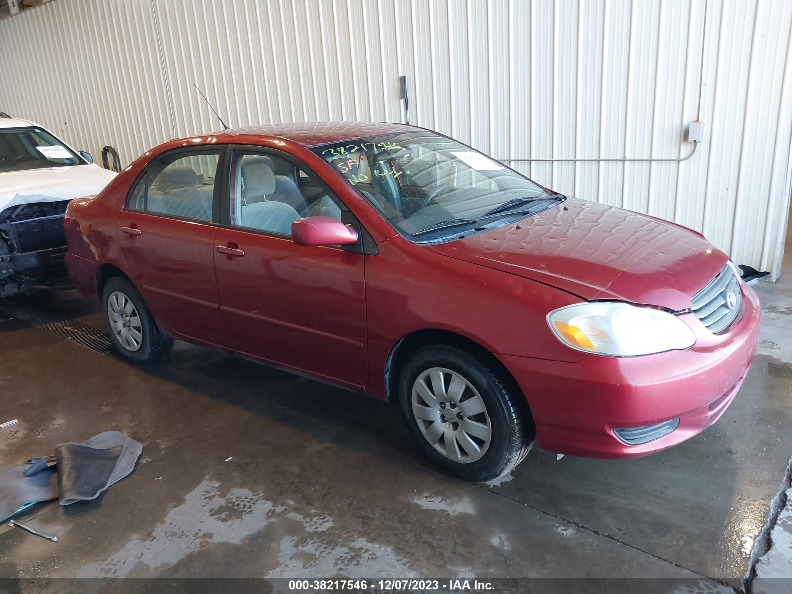 toyota corolla 2004 2t1br32e84c315729