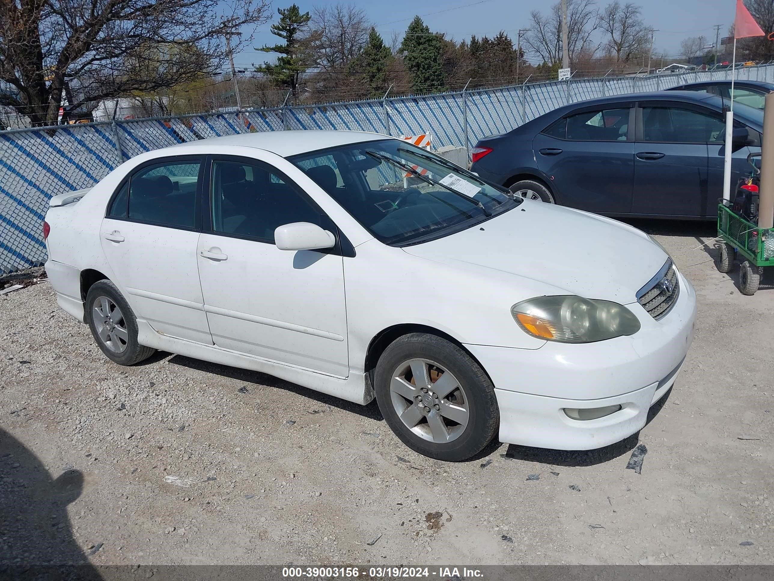 toyota corolla 2006 2t1br32e96c584843