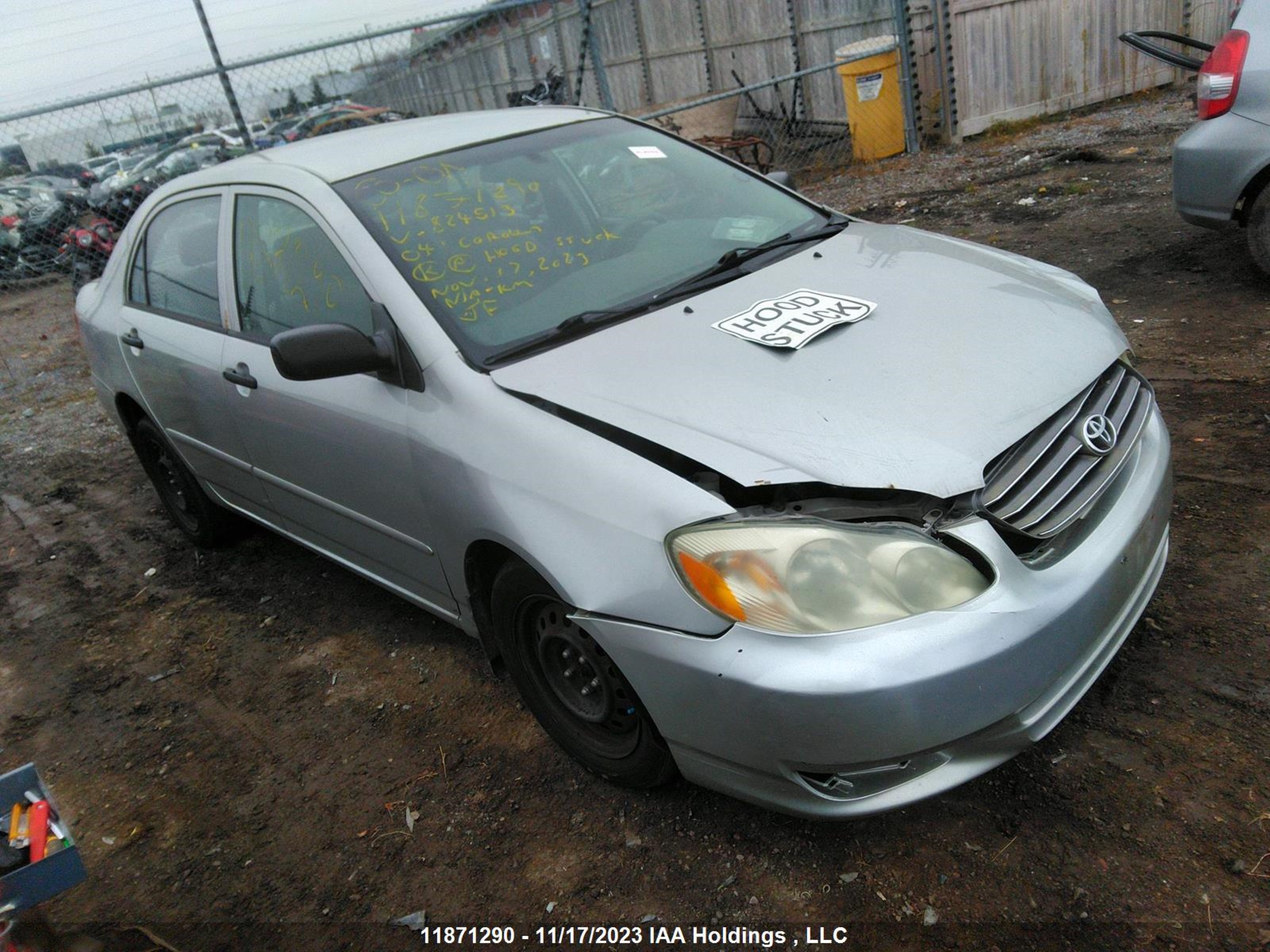 toyota corolla 2004 2t1br32ex4c824513