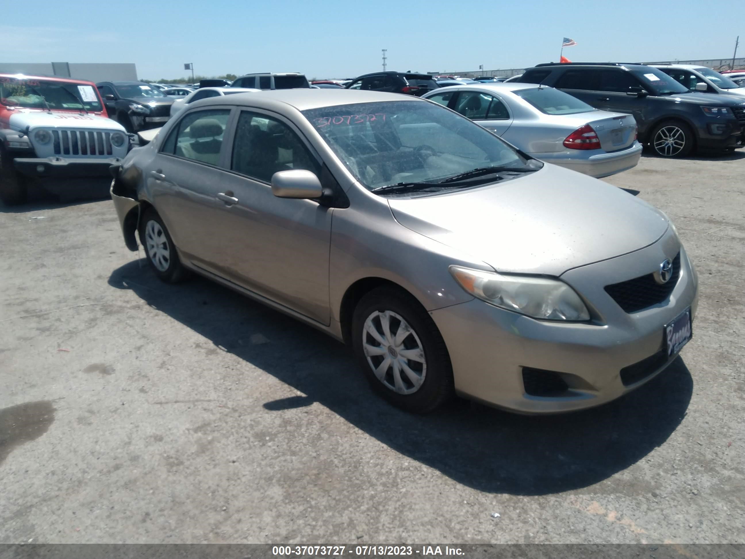 toyota corolla 2009 2t1bu40e09c106872