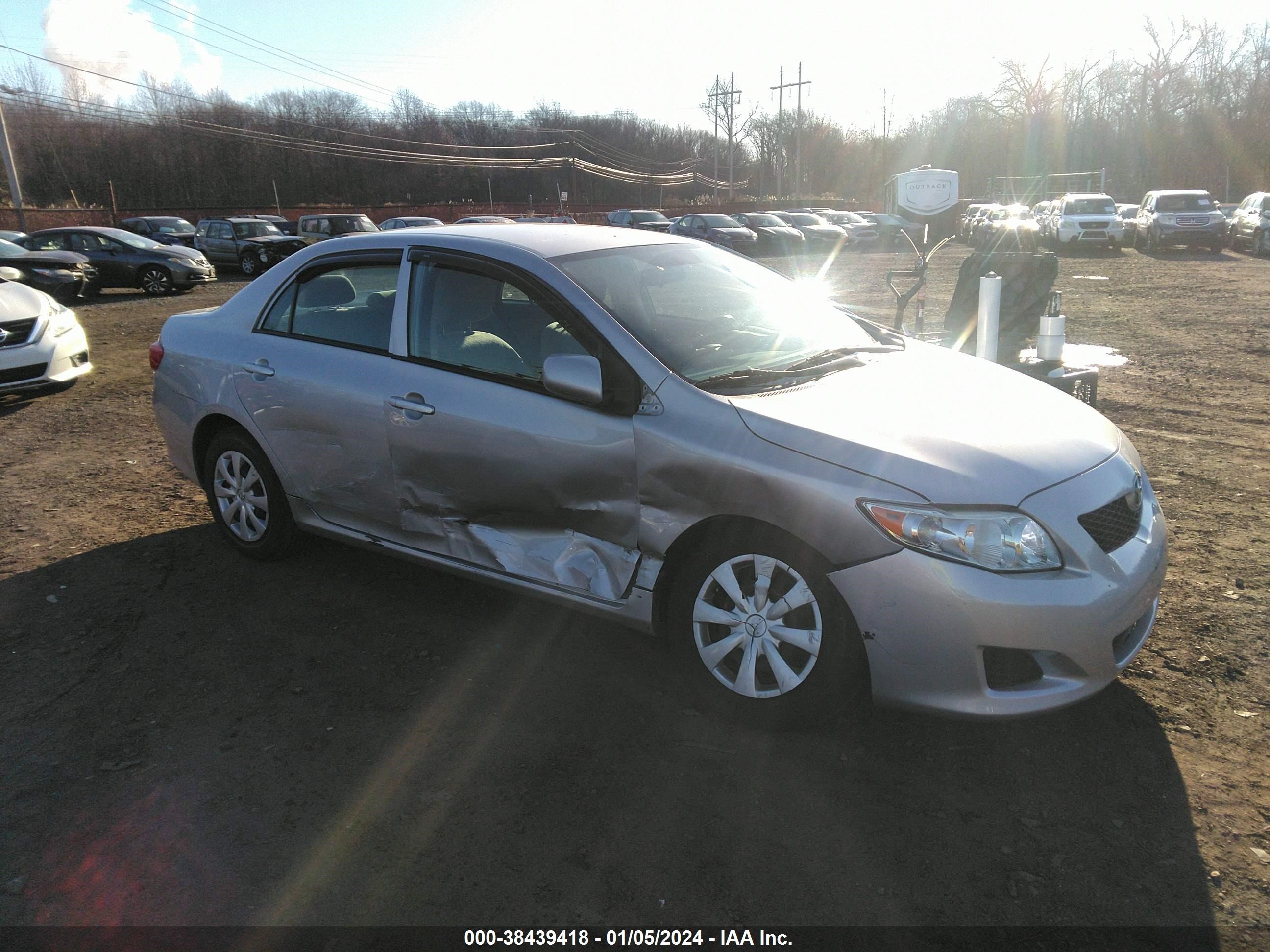 toyota corolla 2009 2t1bu40e29c156477