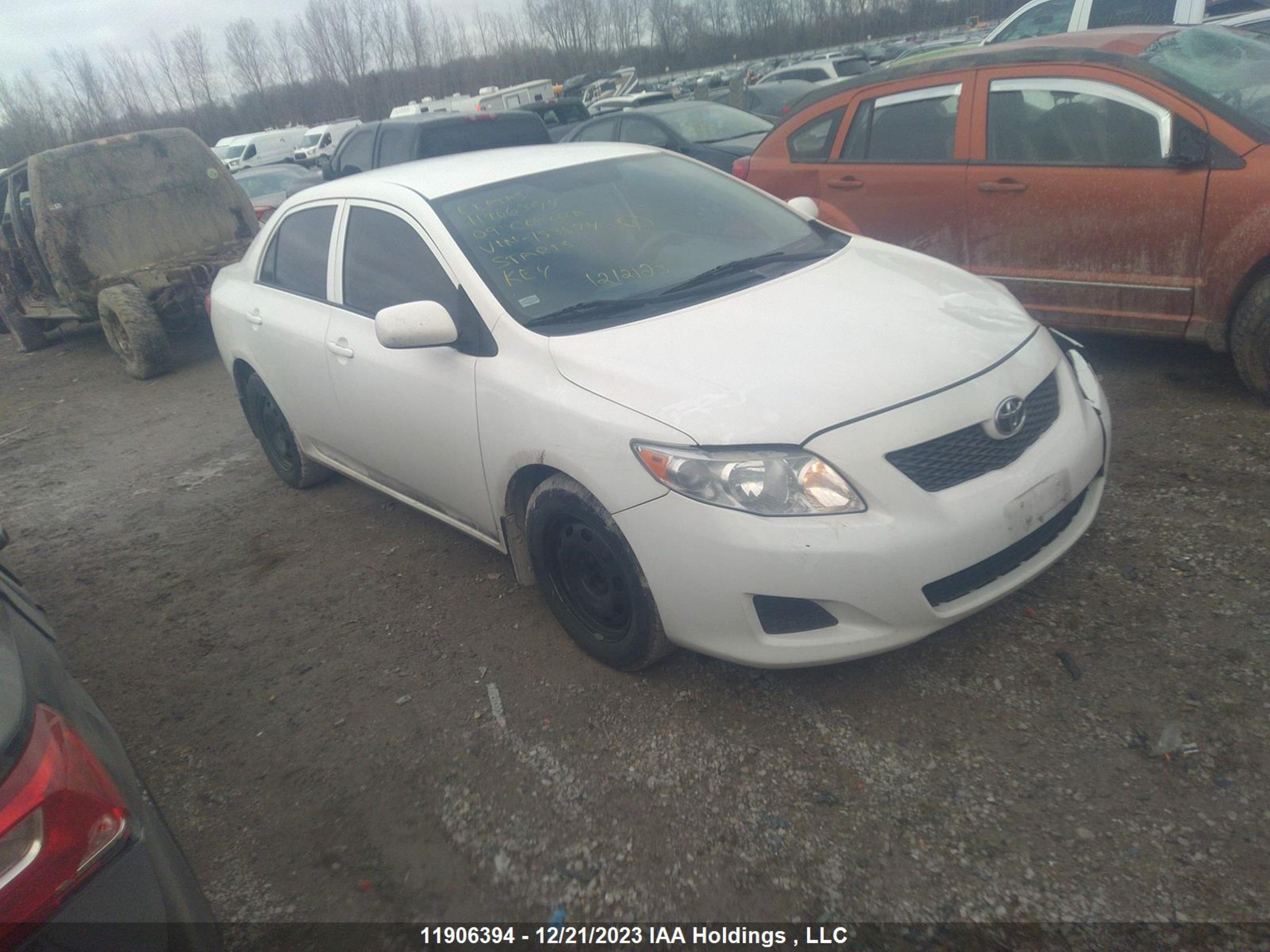 toyota corolla 2009 2t1bu40e79c153574