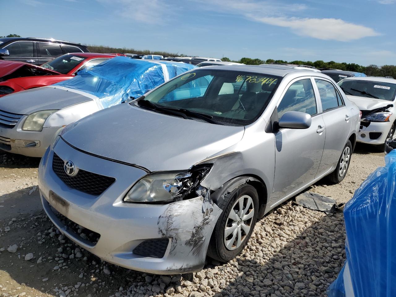 toyota corolla 2009 2t1bu40e99c101038