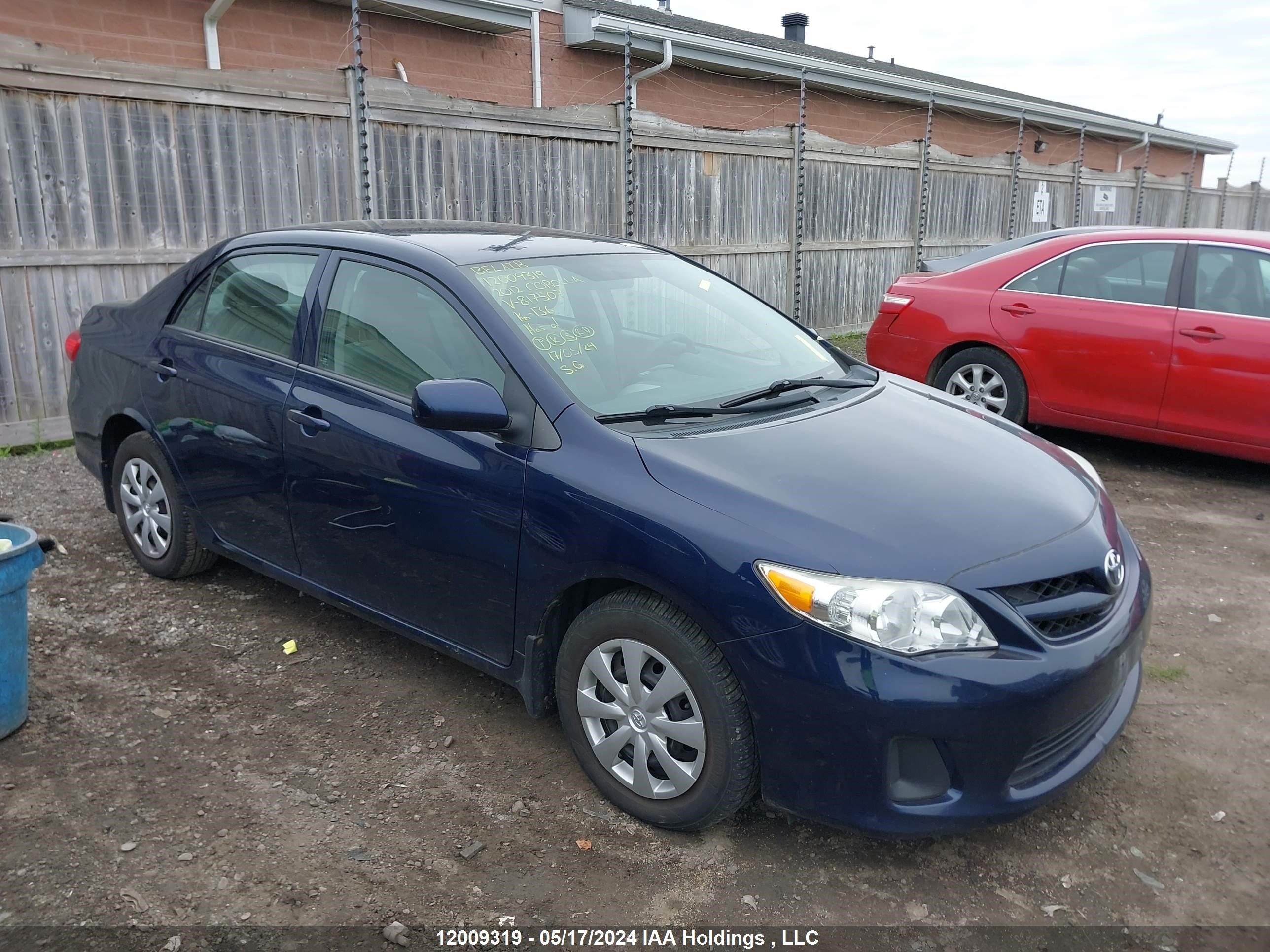 toyota corolla 2012 2t1bu4ee4cc817507