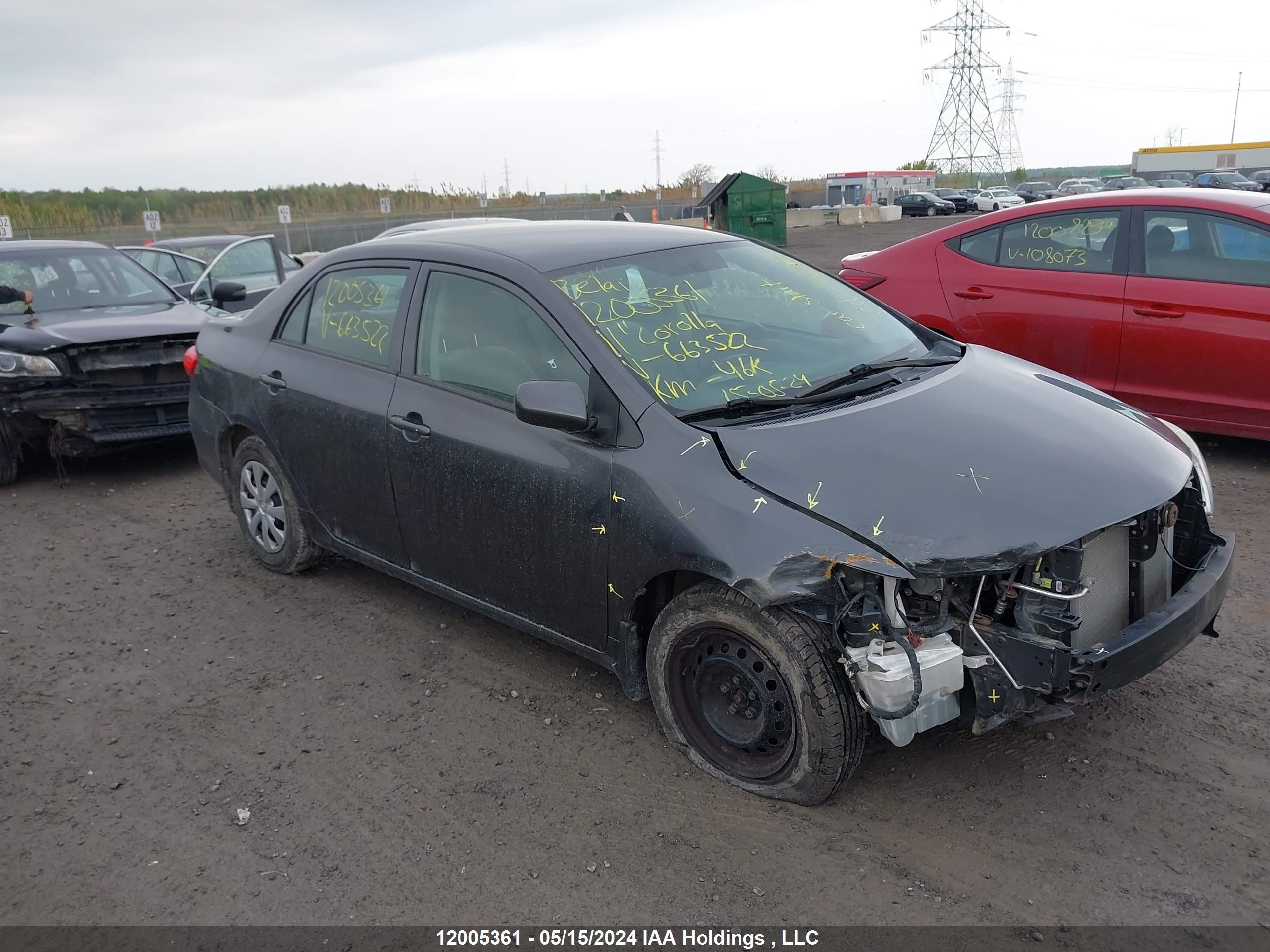 toyota corolla 2011 2t1bu4ee9bc663522