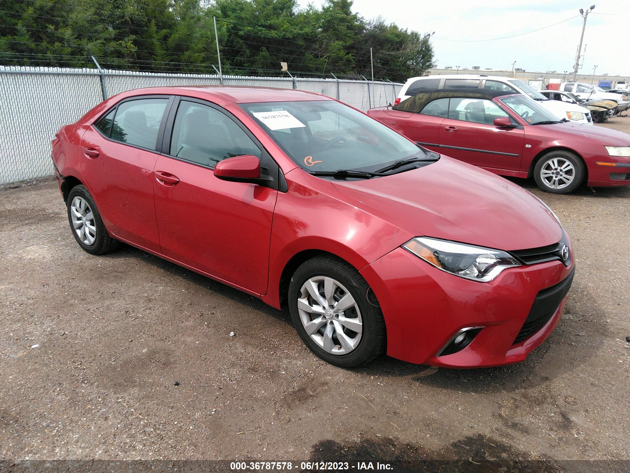 toyota corolla 2014 2t1burhe0ec020456