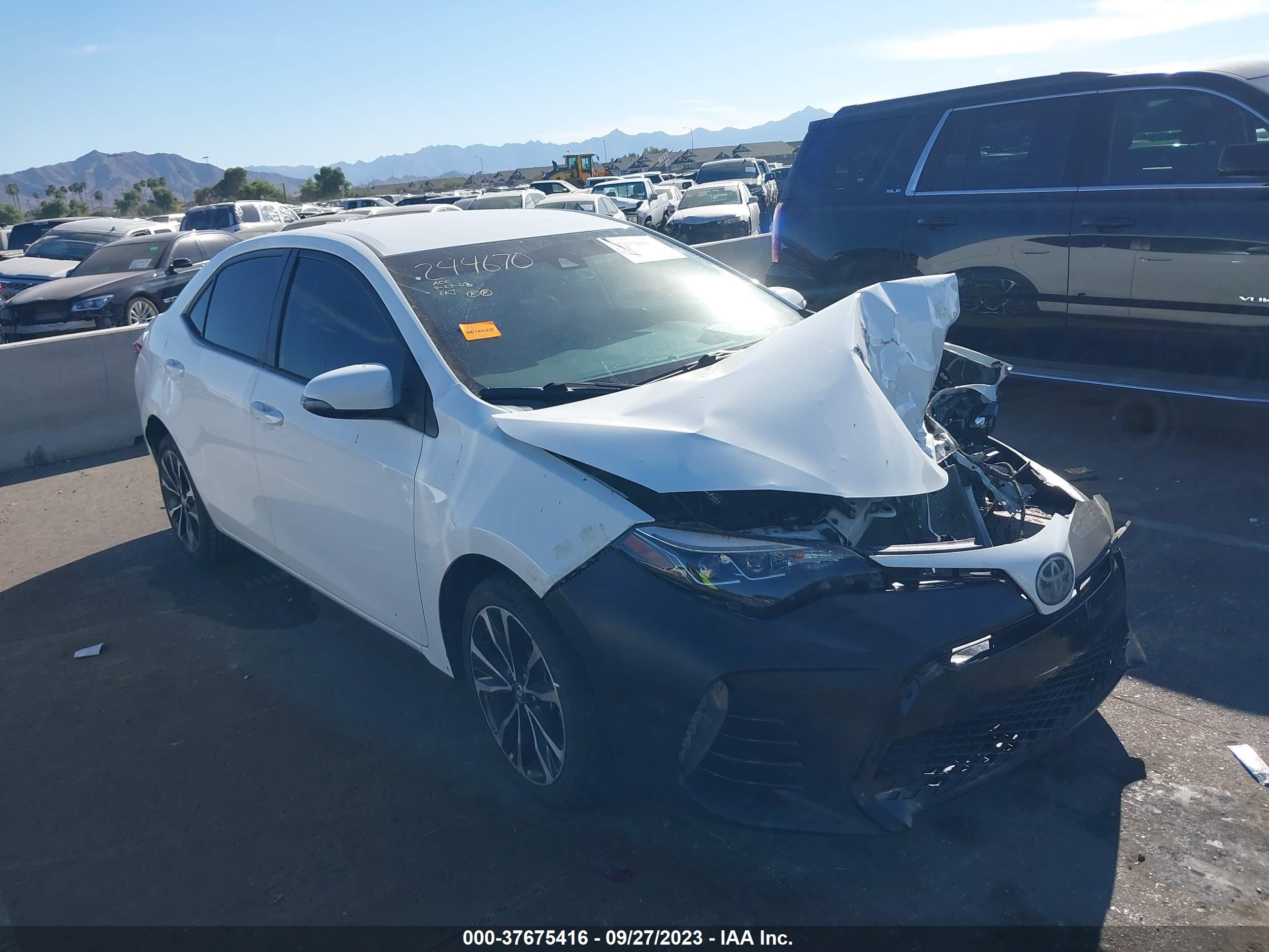 toyota corolla 2017 2t1burhe1hc757458