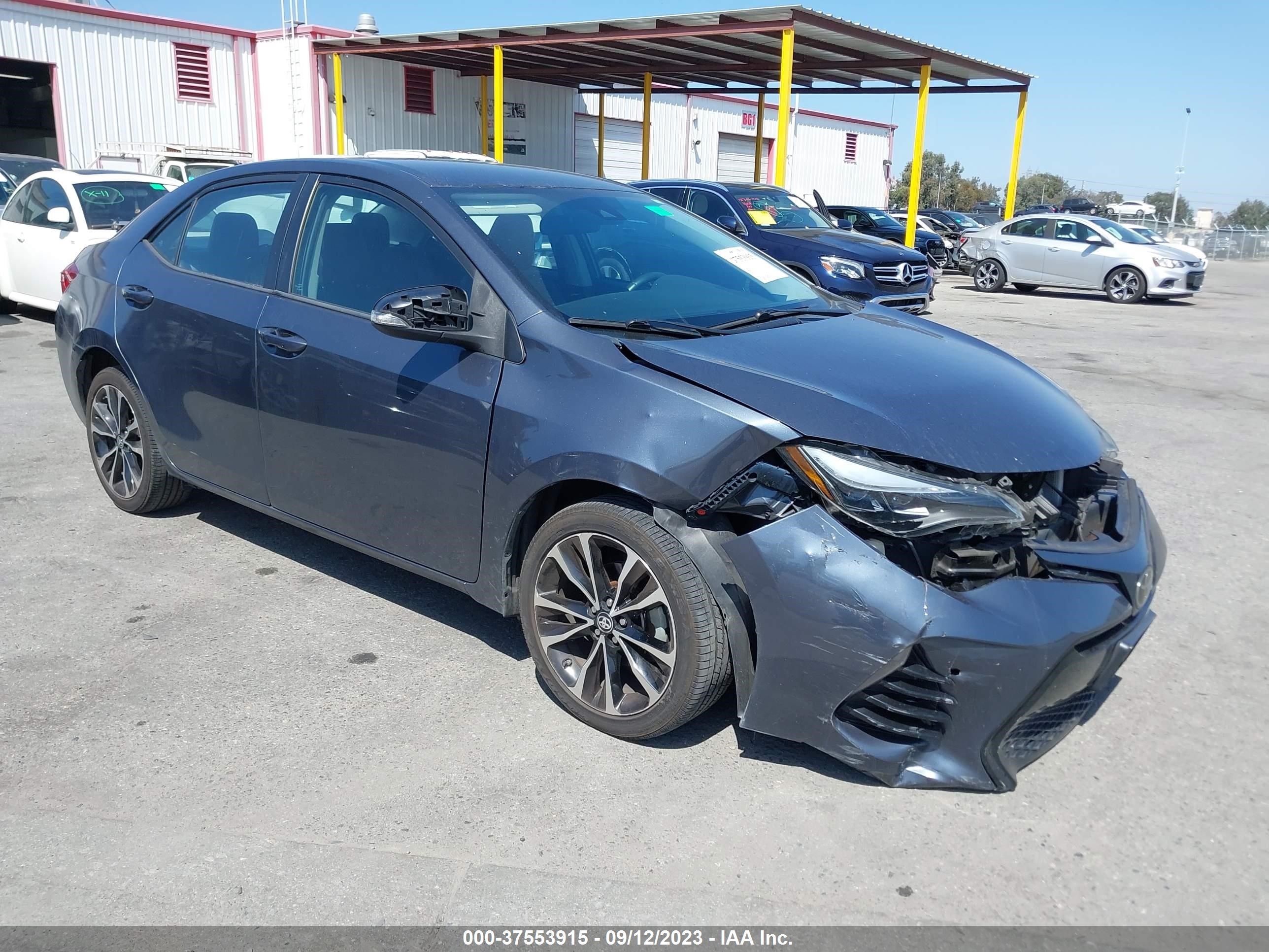 toyota corolla 2019 2t1burhe2kc134552