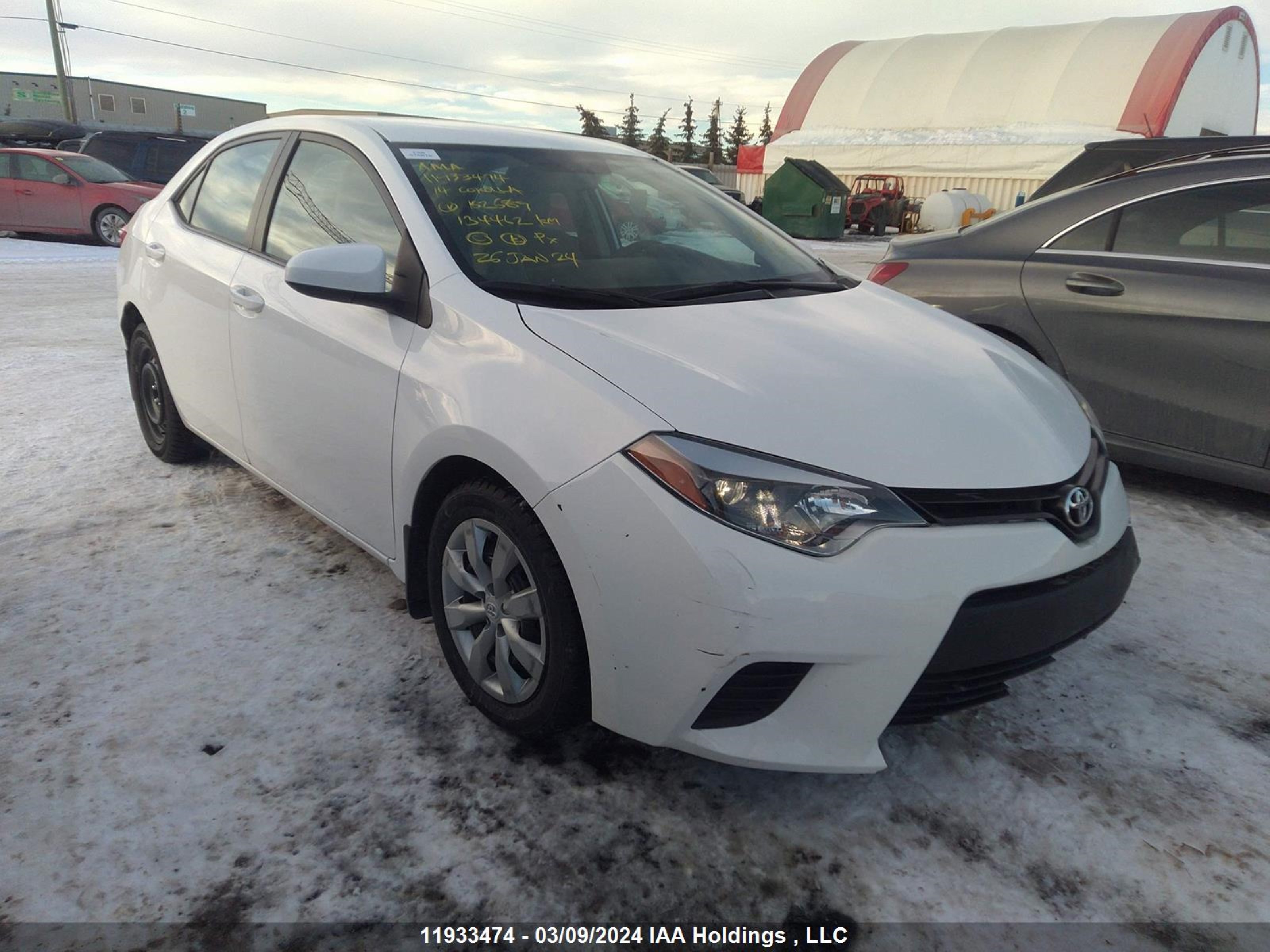 toyota corolla 2014 2t1burhe3ec162669