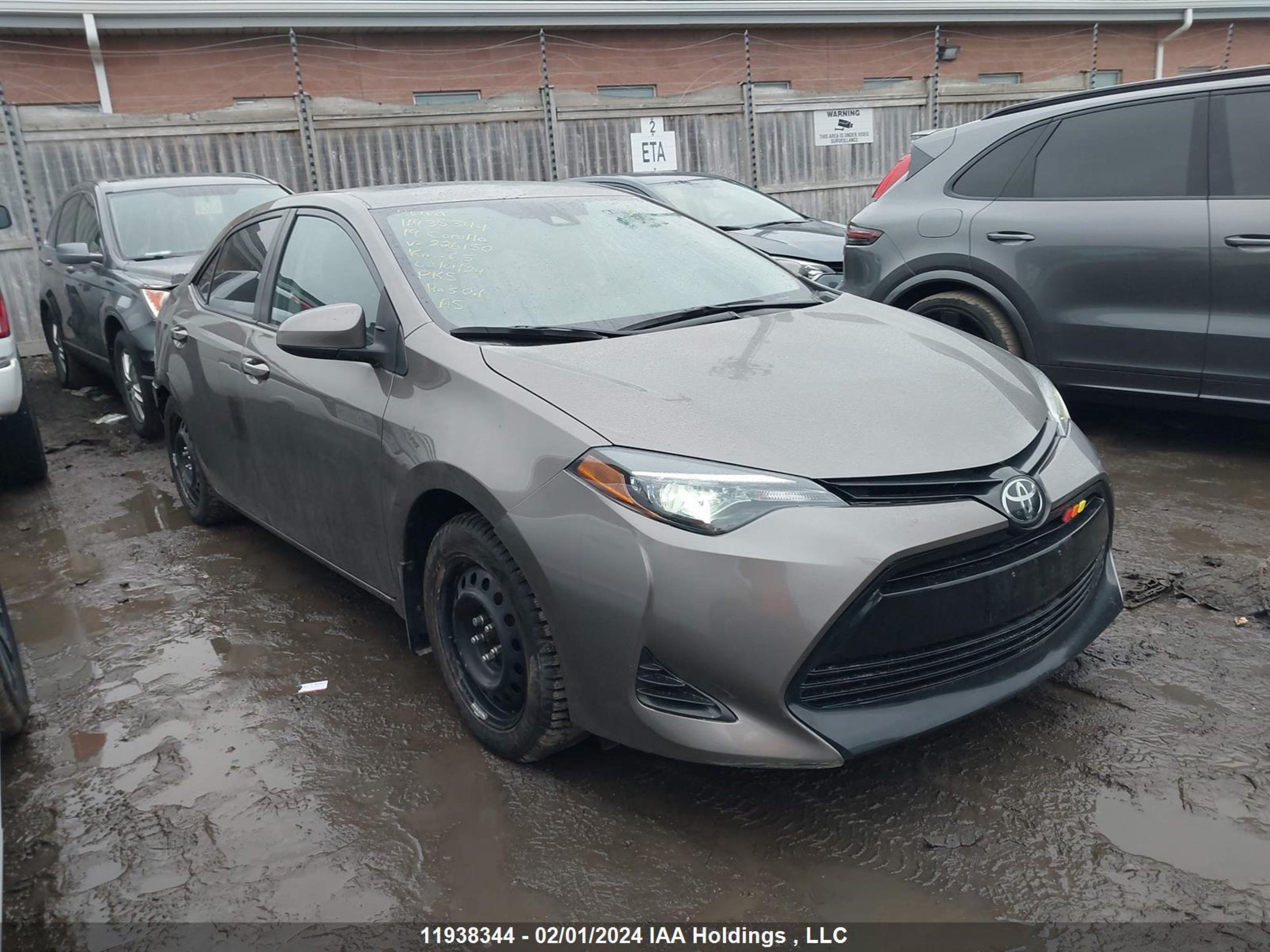 toyota corolla 2019 2t1burhe4kc226150