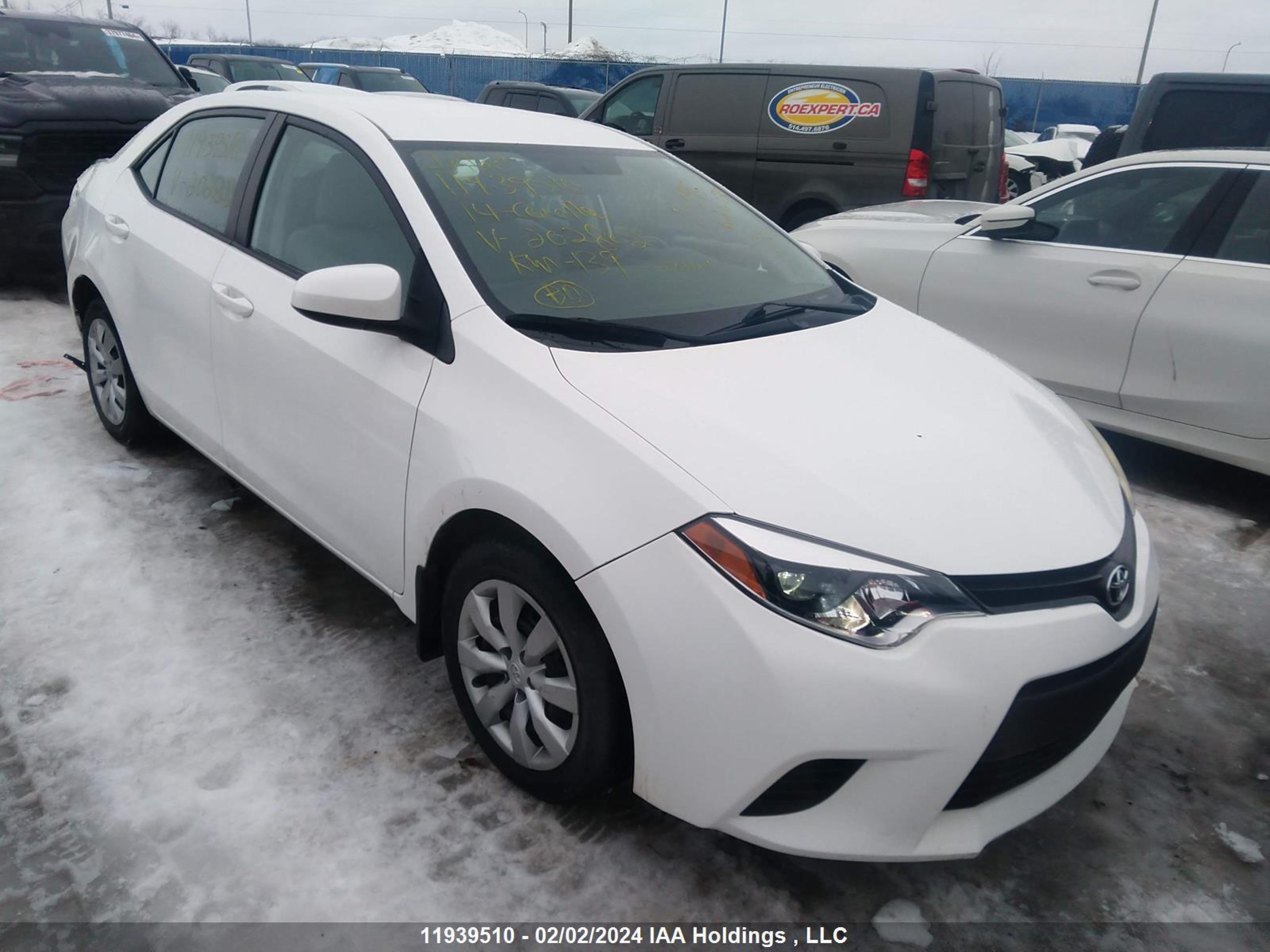 toyota corolla 2014 2t1burhe5ec202802