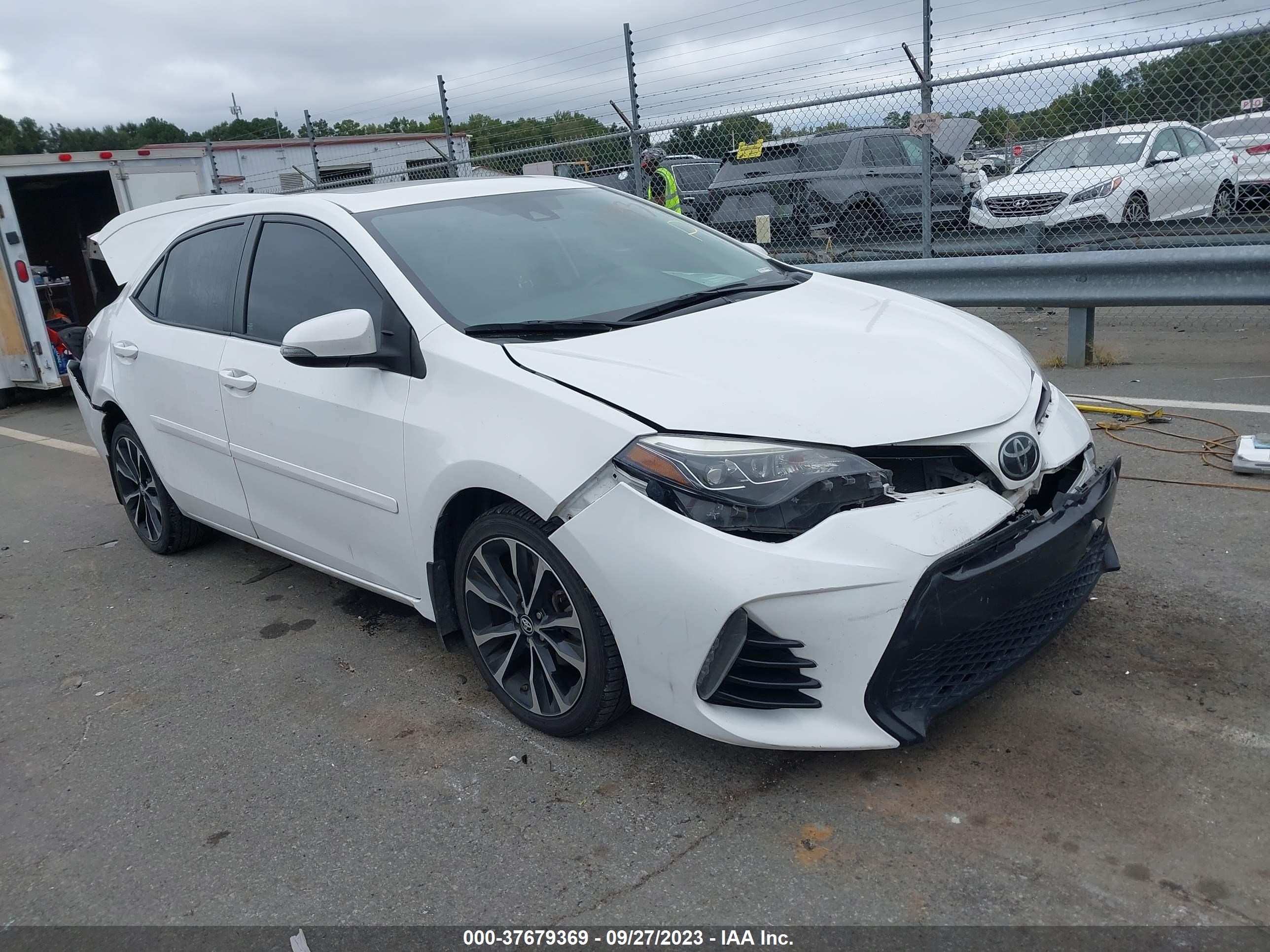 toyota corolla 2018 2t1burhe6jc000433