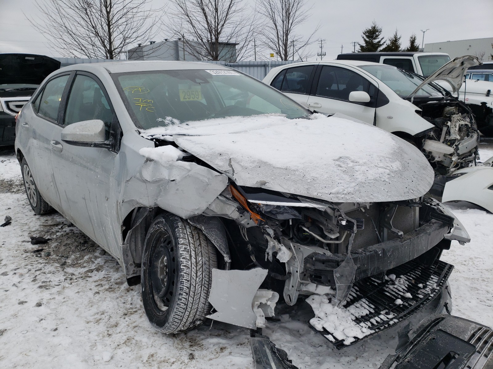 toyota corolla l 2019 2t1burhe6kc166601