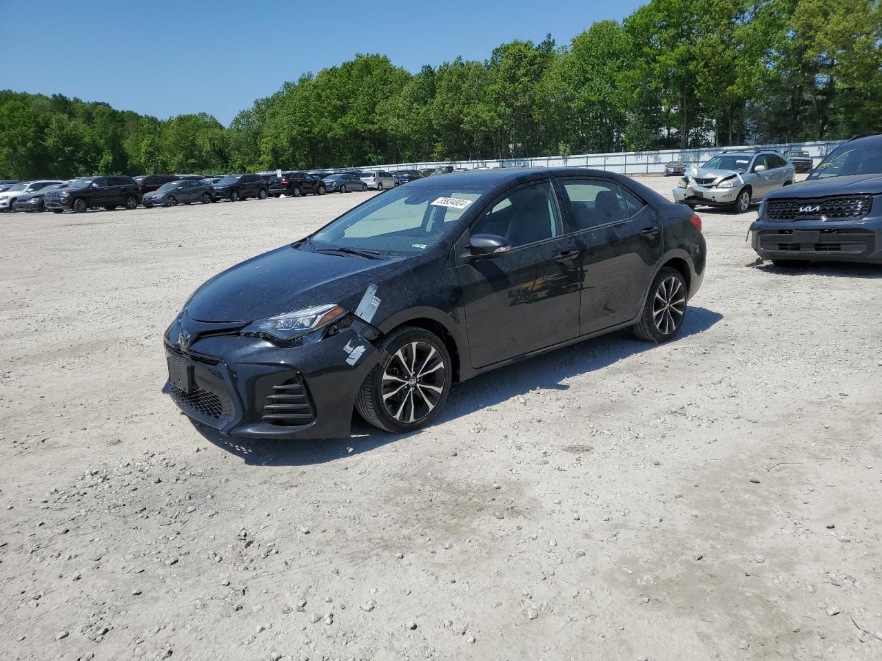 toyota corolla 2019 2t1burhe7kc183438