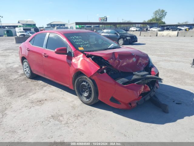 toyota corolla 2019 2t1burhe7kc220956