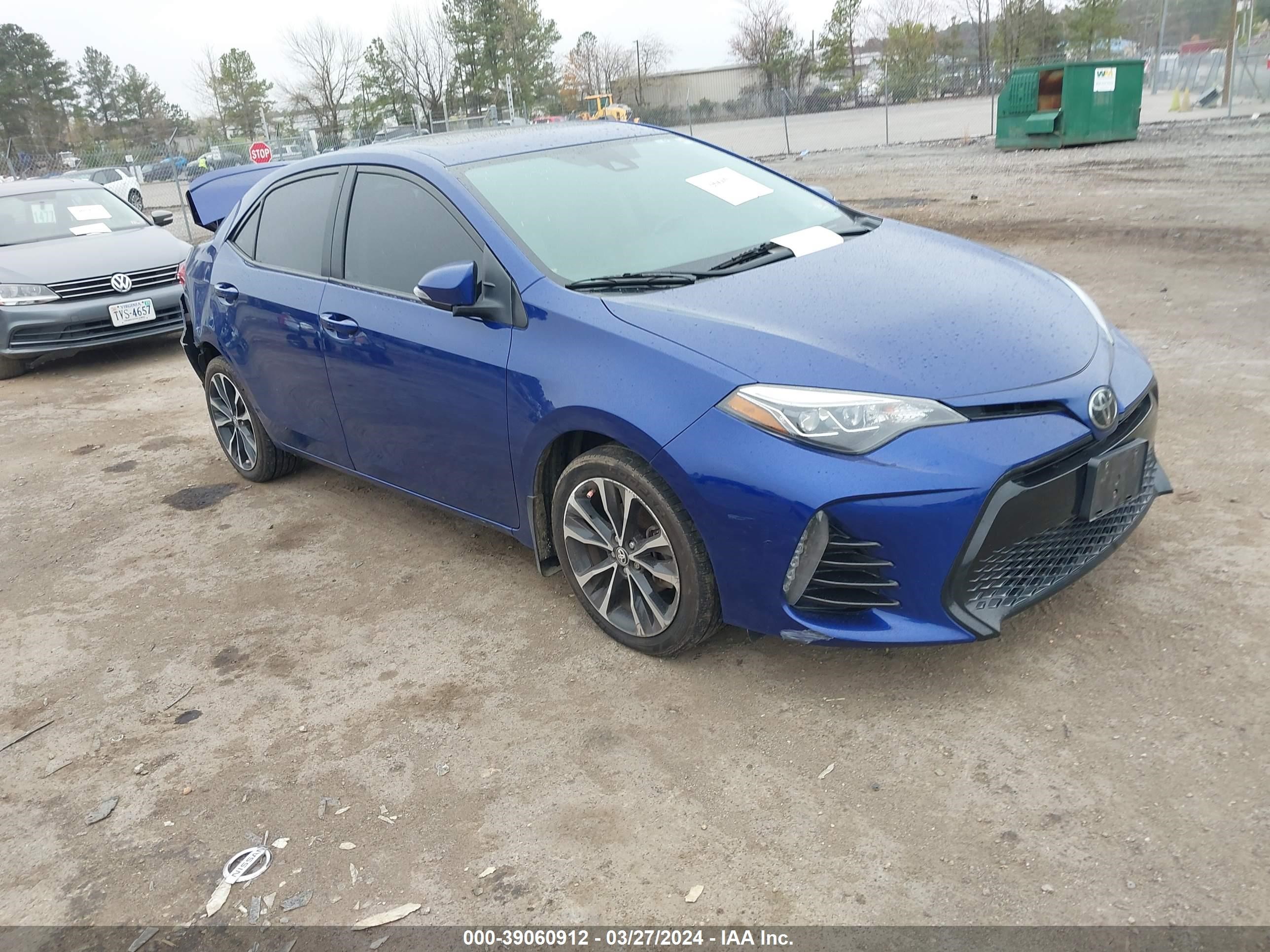 toyota corolla 2019 2t1burhe8kc134703