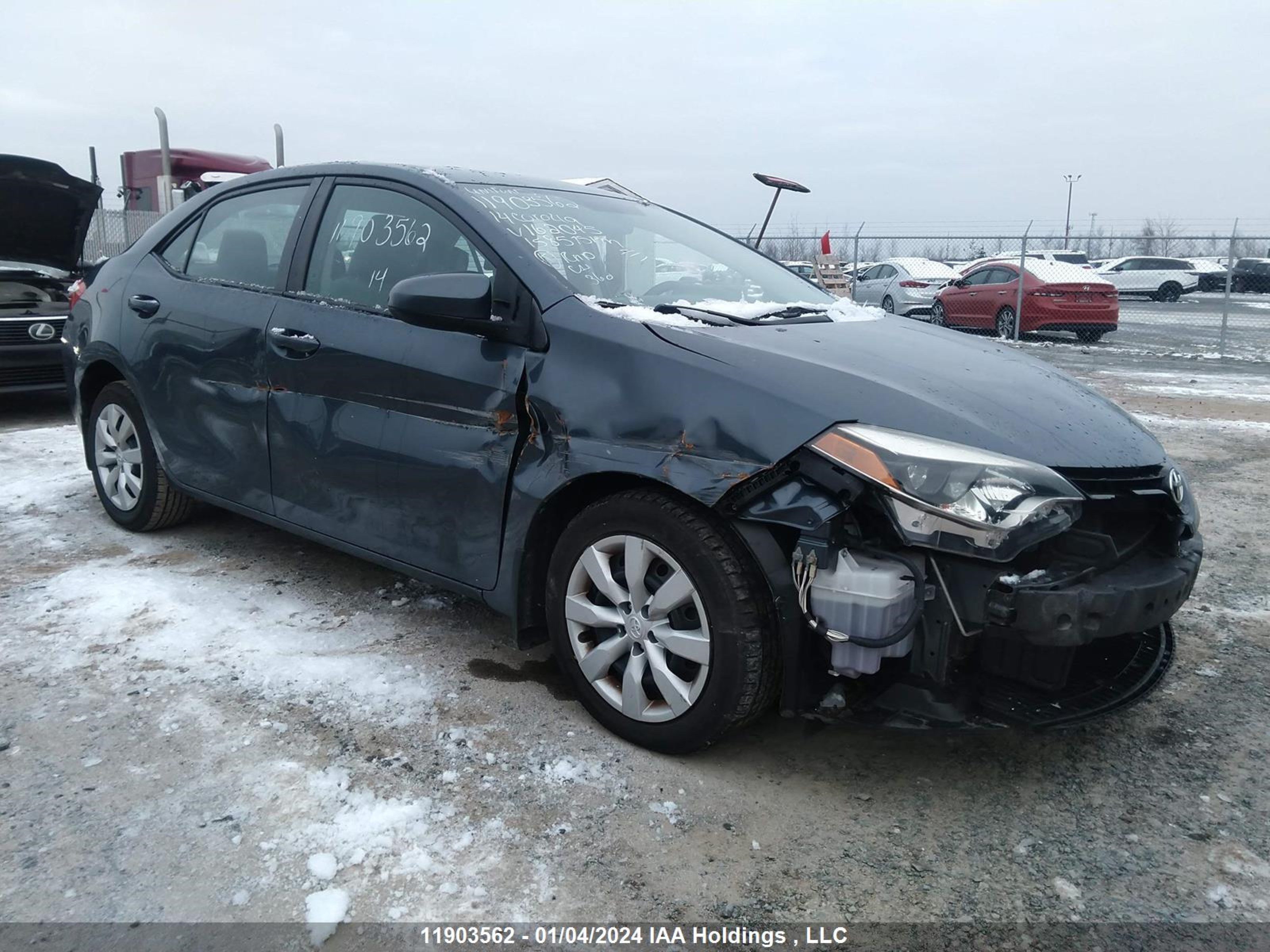 toyota corolla 2014 2t1burhe9ec162045