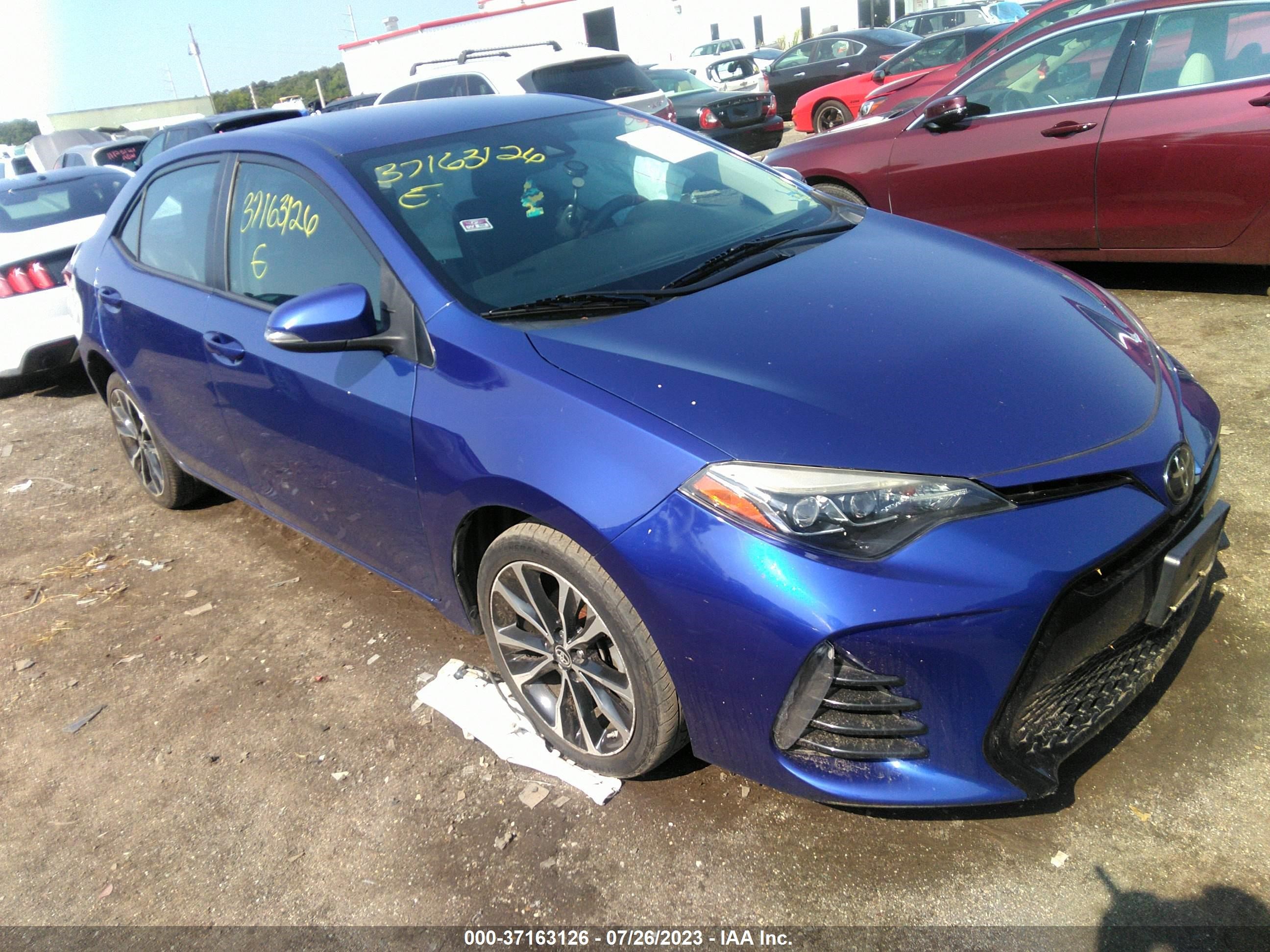 toyota corolla 2018 2t1burhe9jc039226