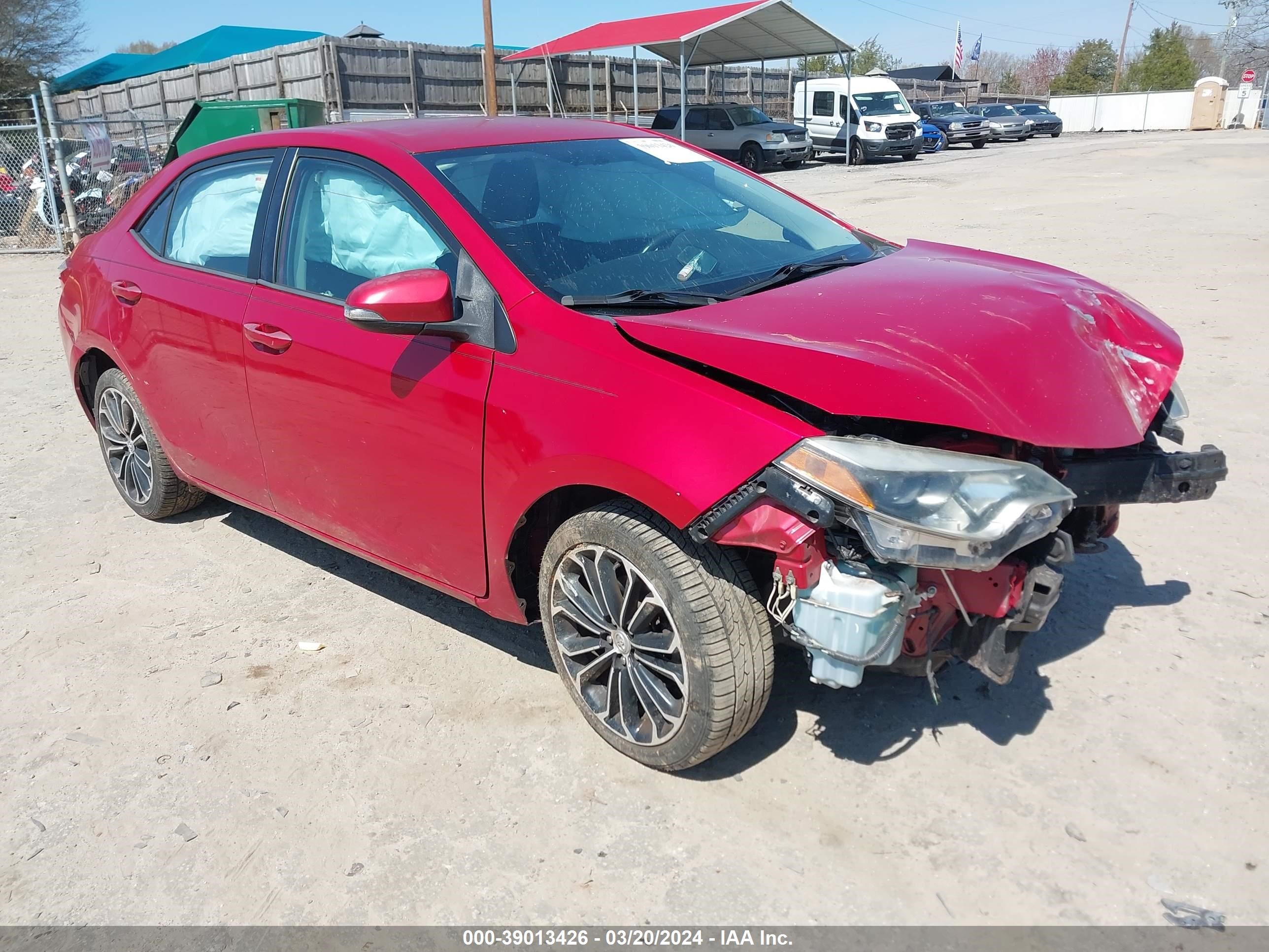 toyota corolla 2014 2t1burhexec097352