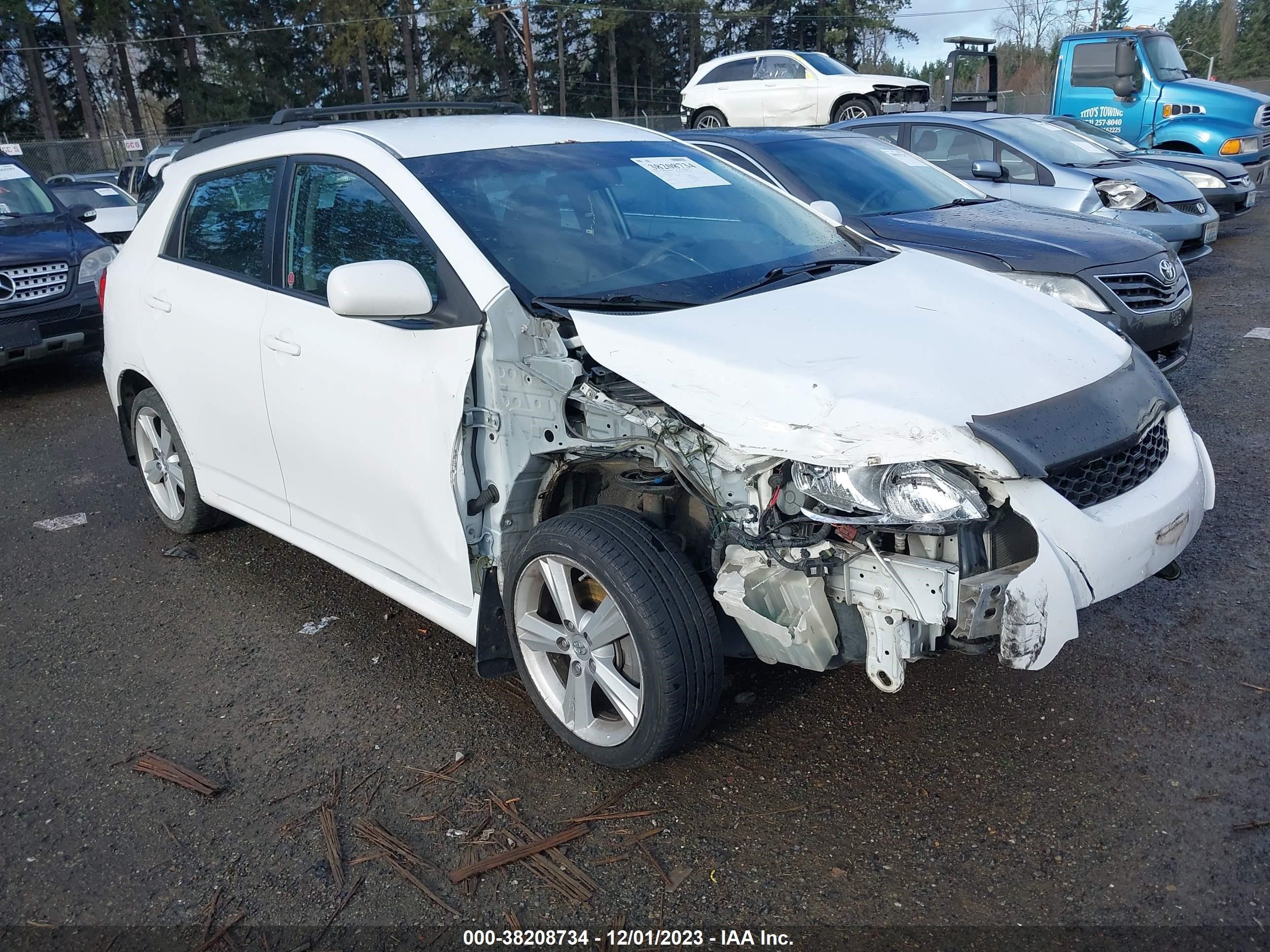 toyota matrix 2009 2t1ke40e19c016224