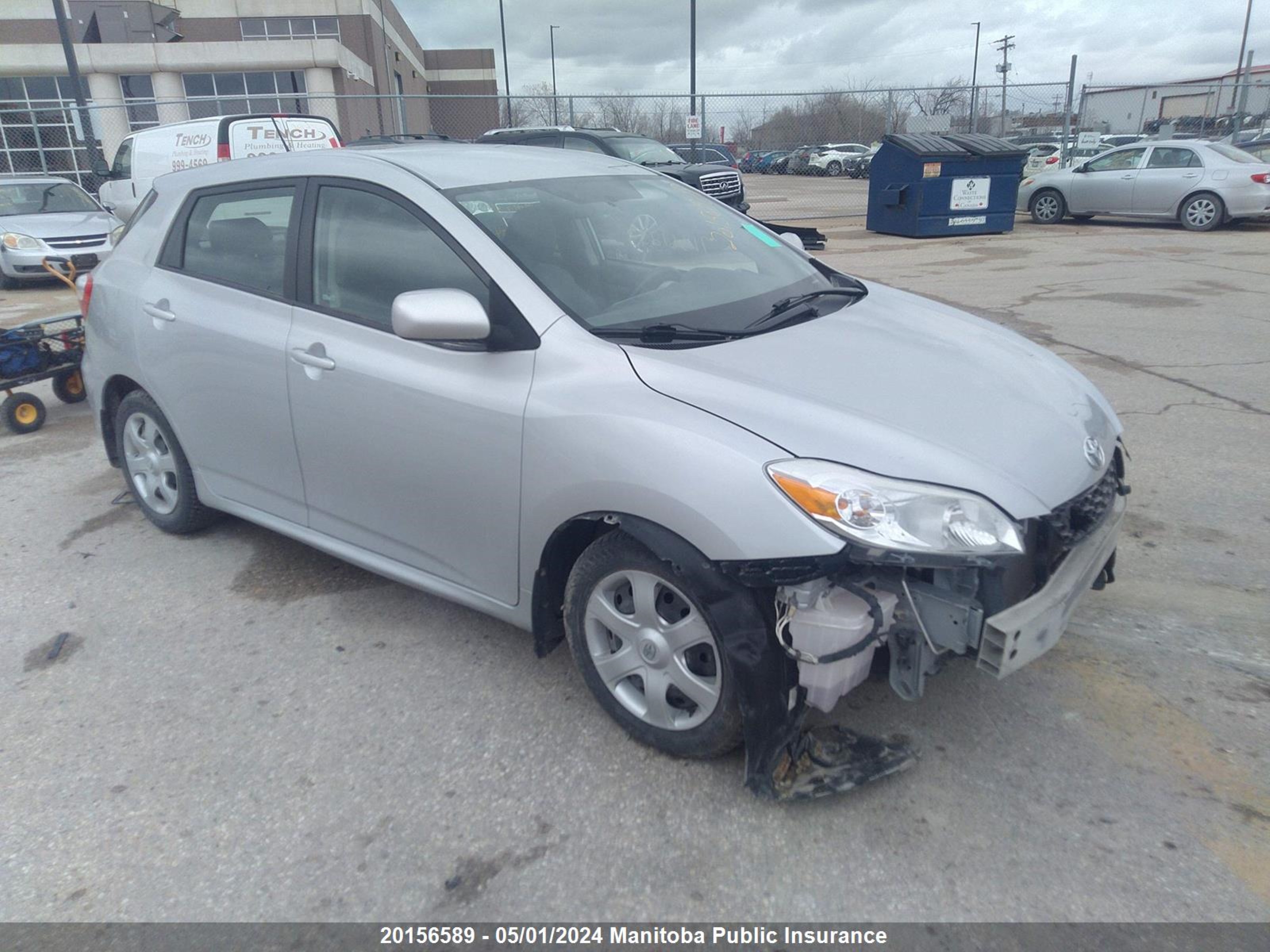 toyota matrix 2009 2t1ke40e19c018765