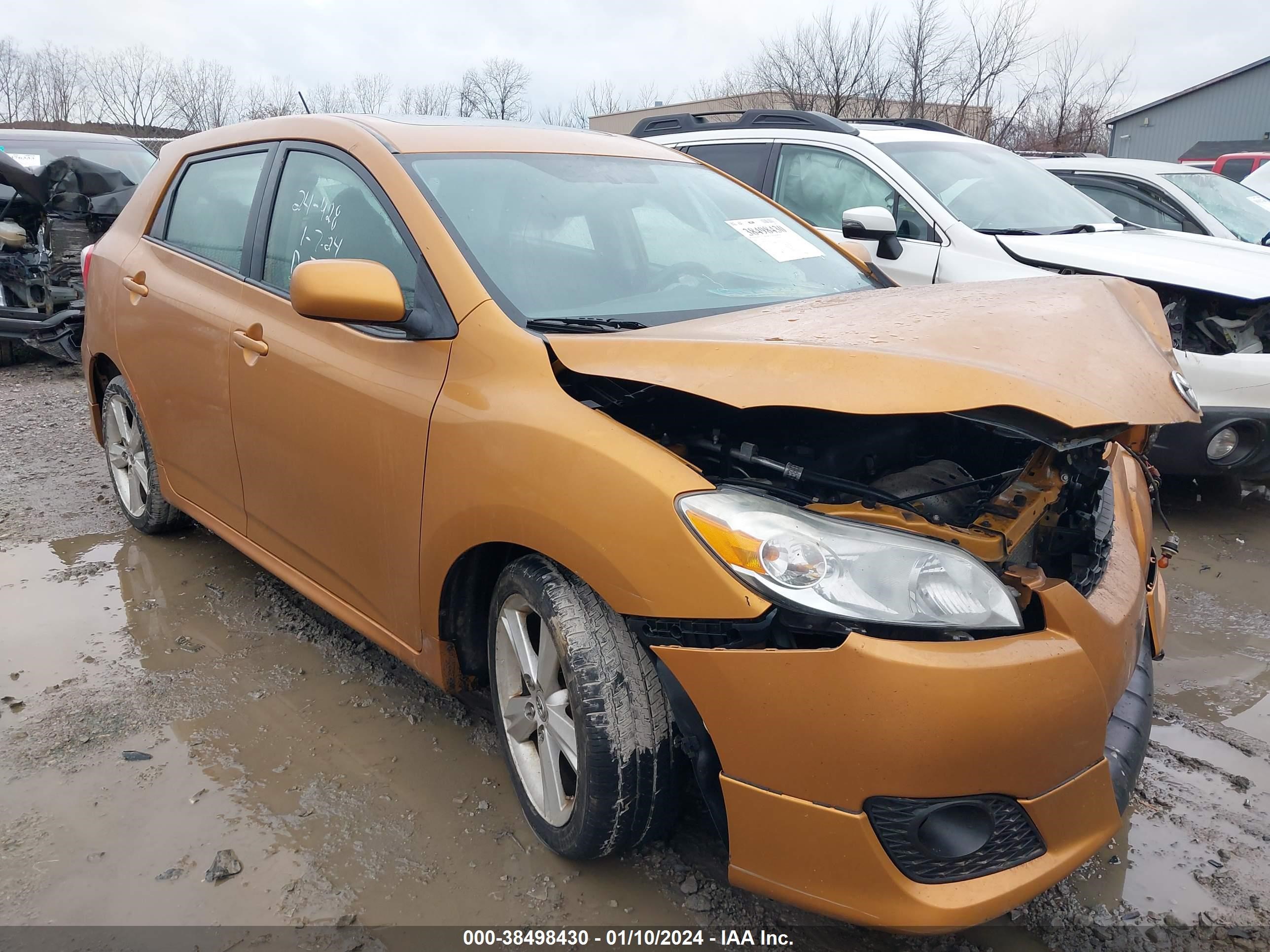 toyota matrix 2009 2t1ke40ex9c017906