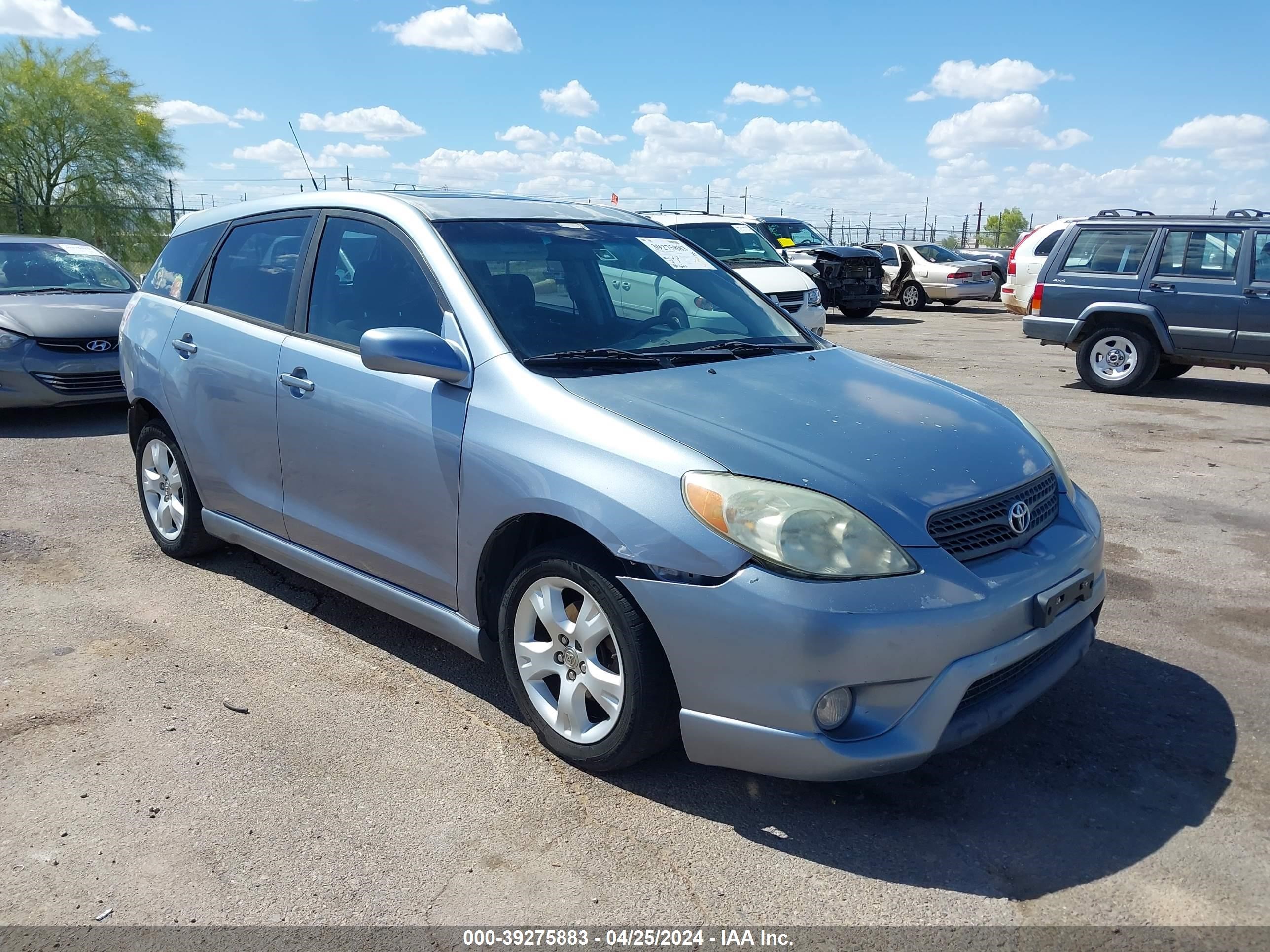 toyota matrix 2005 2t1kr30e35c411448