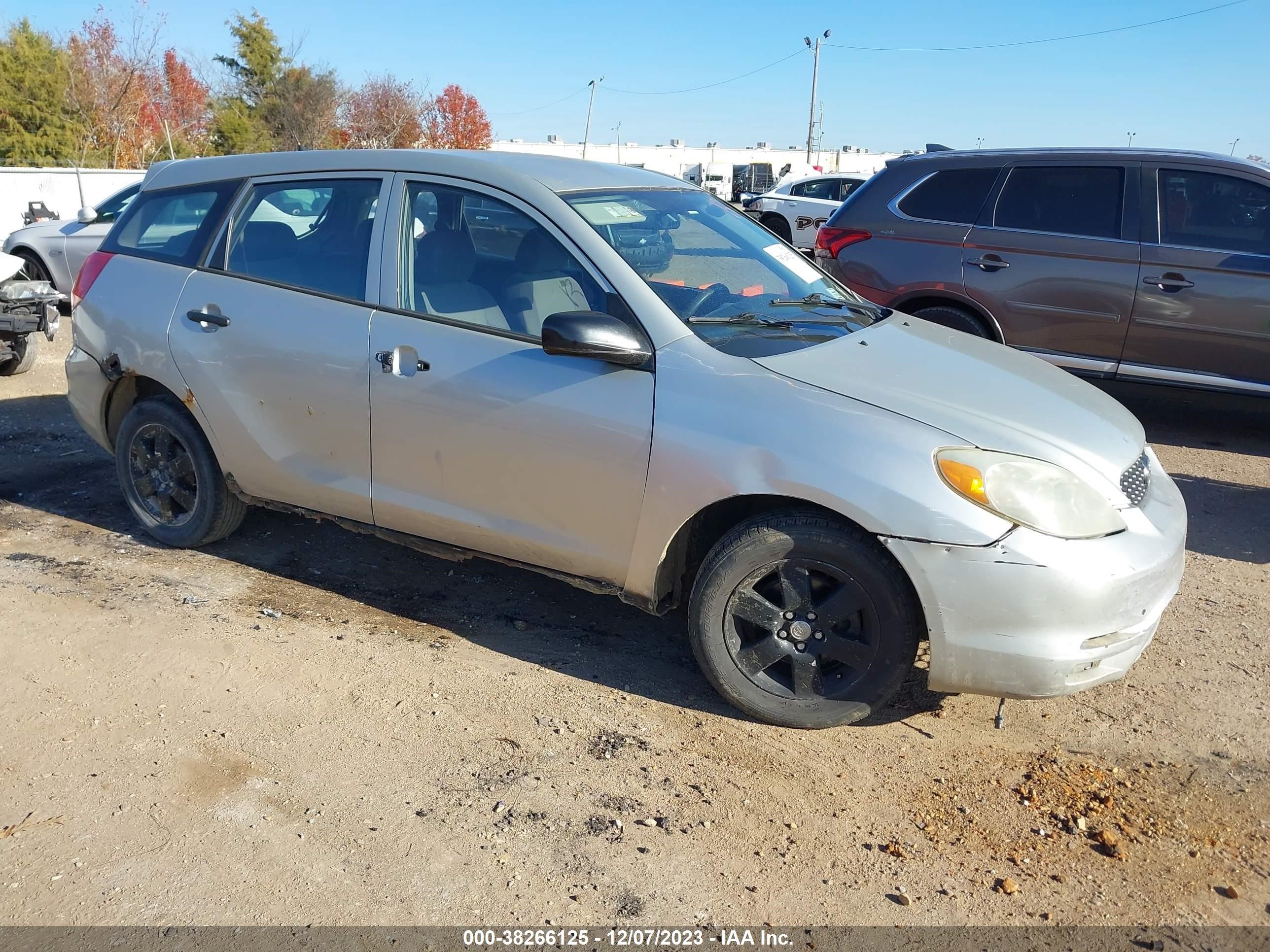 toyota matrix 2003 2t1kr32e03c038508