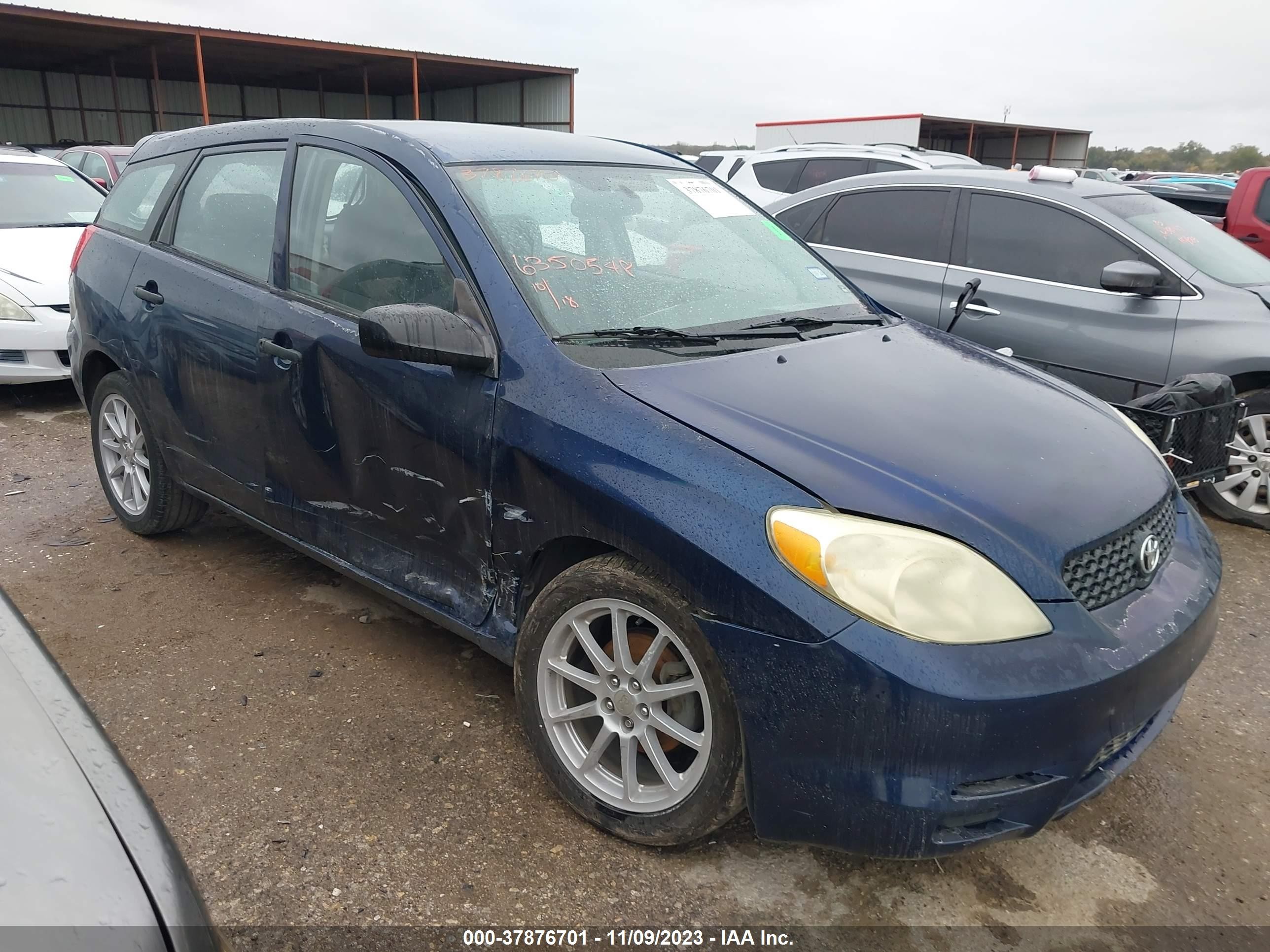 toyota matrix 2003 2t1kr32e03c119802