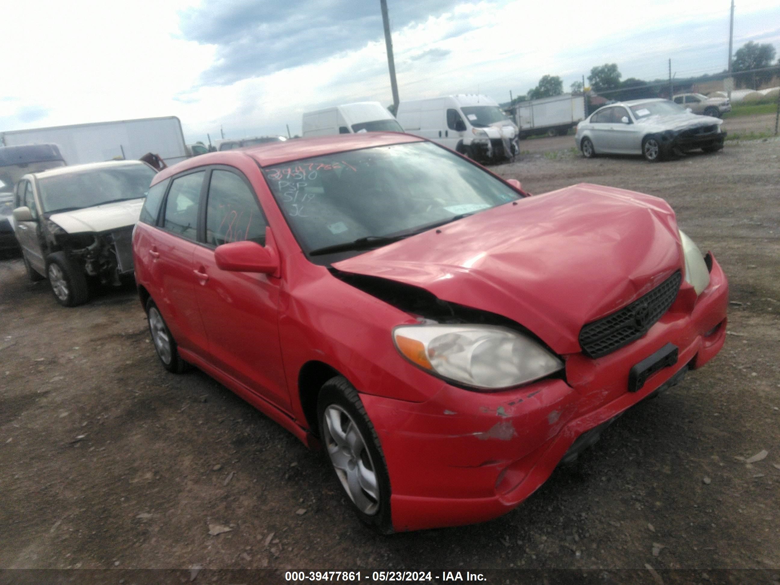 toyota matrix 2007 2t1kr32e07c647295