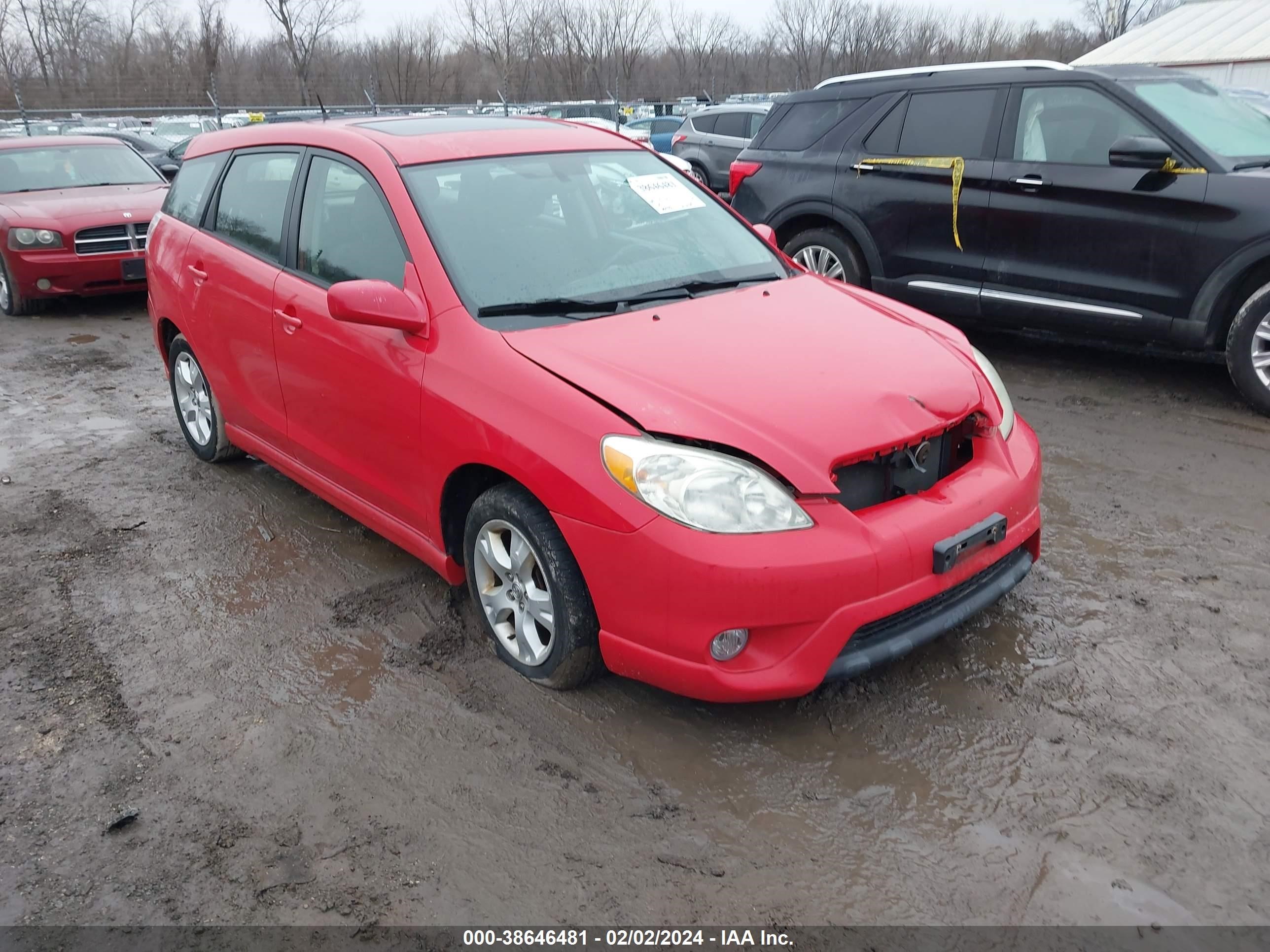 toyota matrix 2006 2t1kr32e16c599014