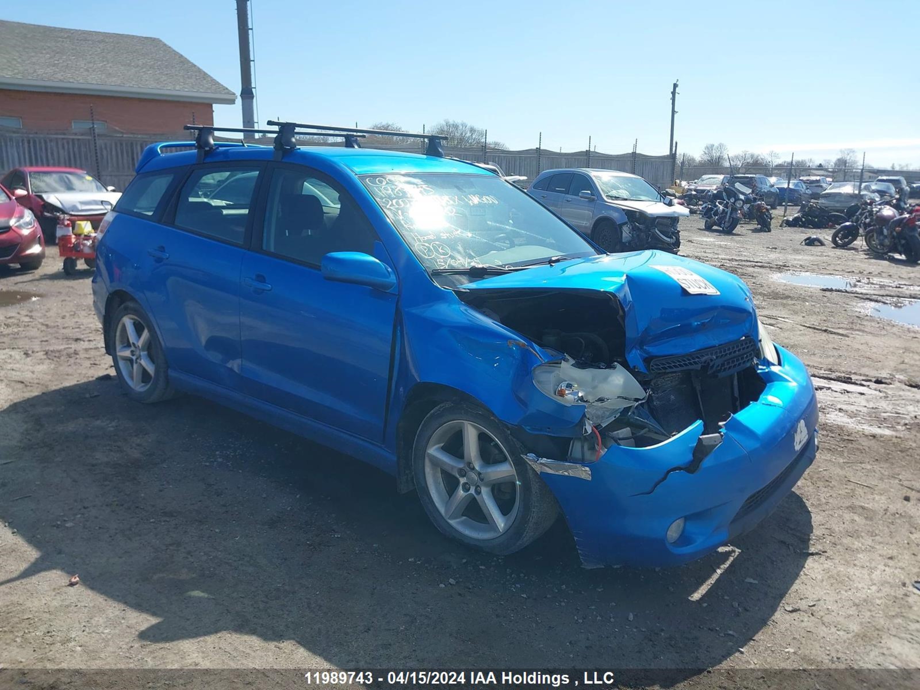 toyota matrix 2007 2t1kr32e27c633382