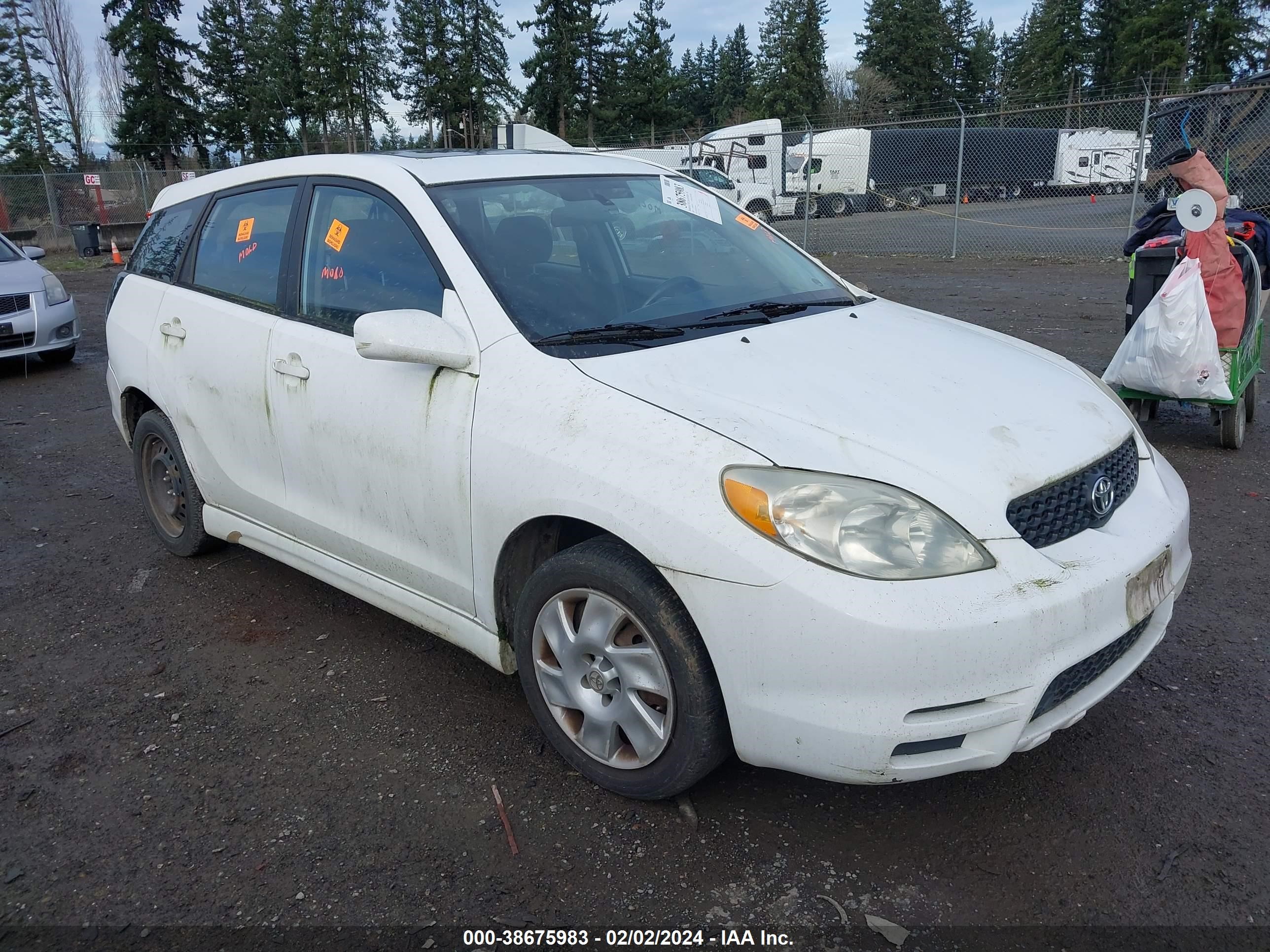 toyota  2003 2t1kr32e43c099926