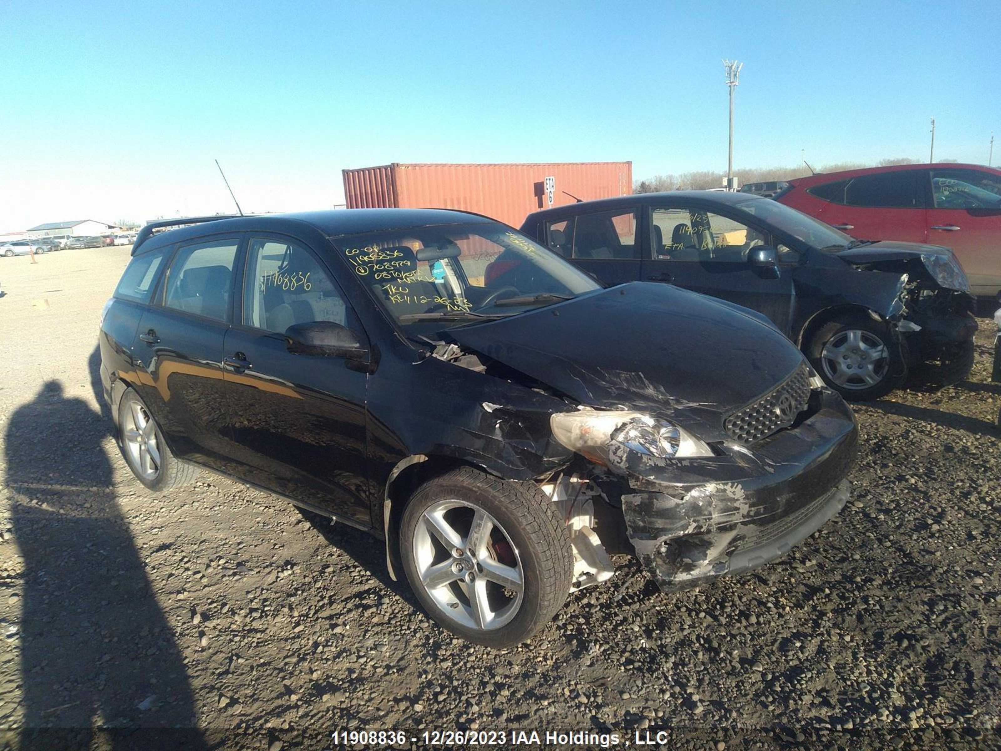 toyota matrix 2008 2t1kr32e58c708979