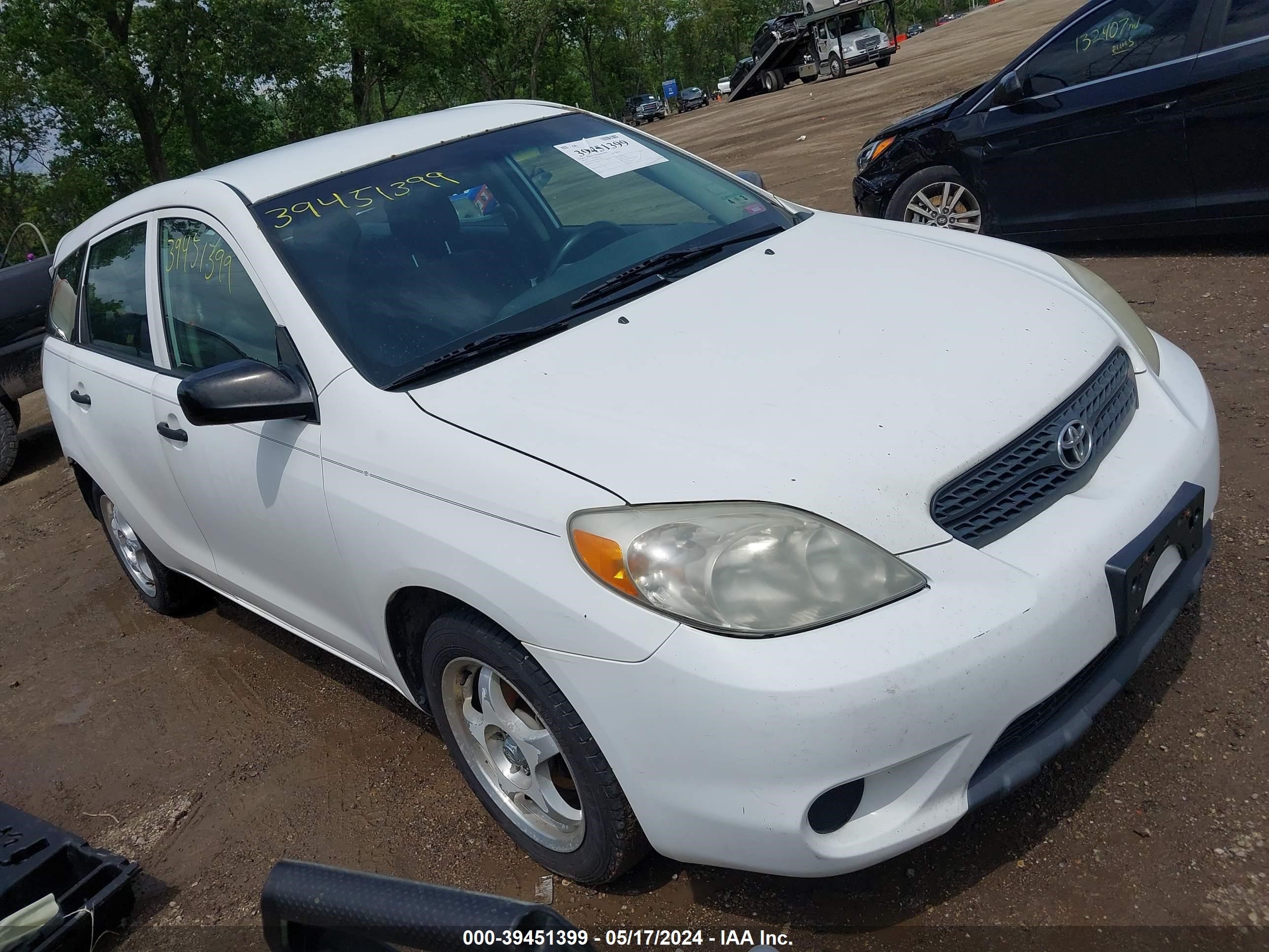 toyota matrix 2007 2t1kr32e87c677418