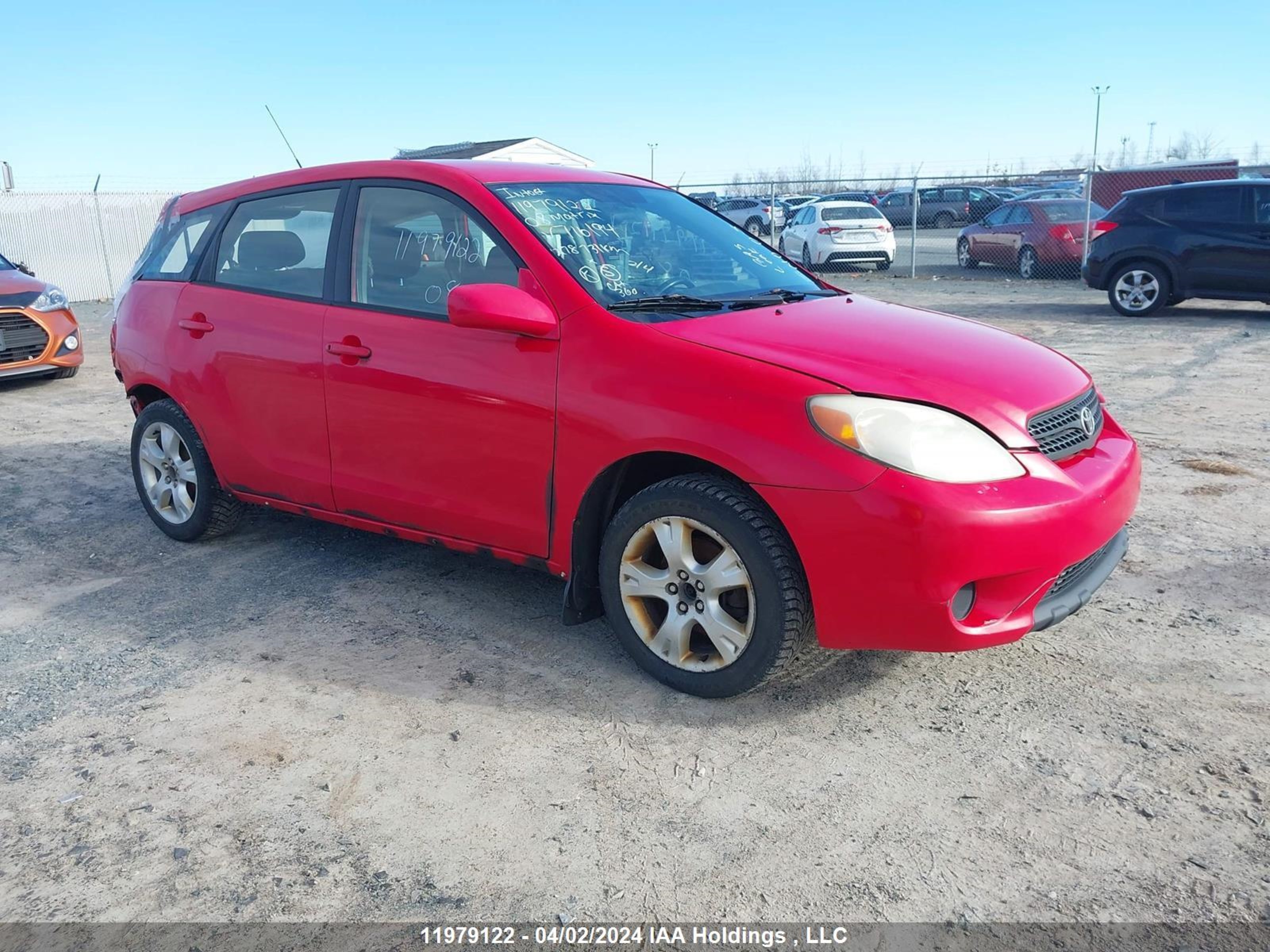 toyota matrix 2008 2t1kr32e98c716194