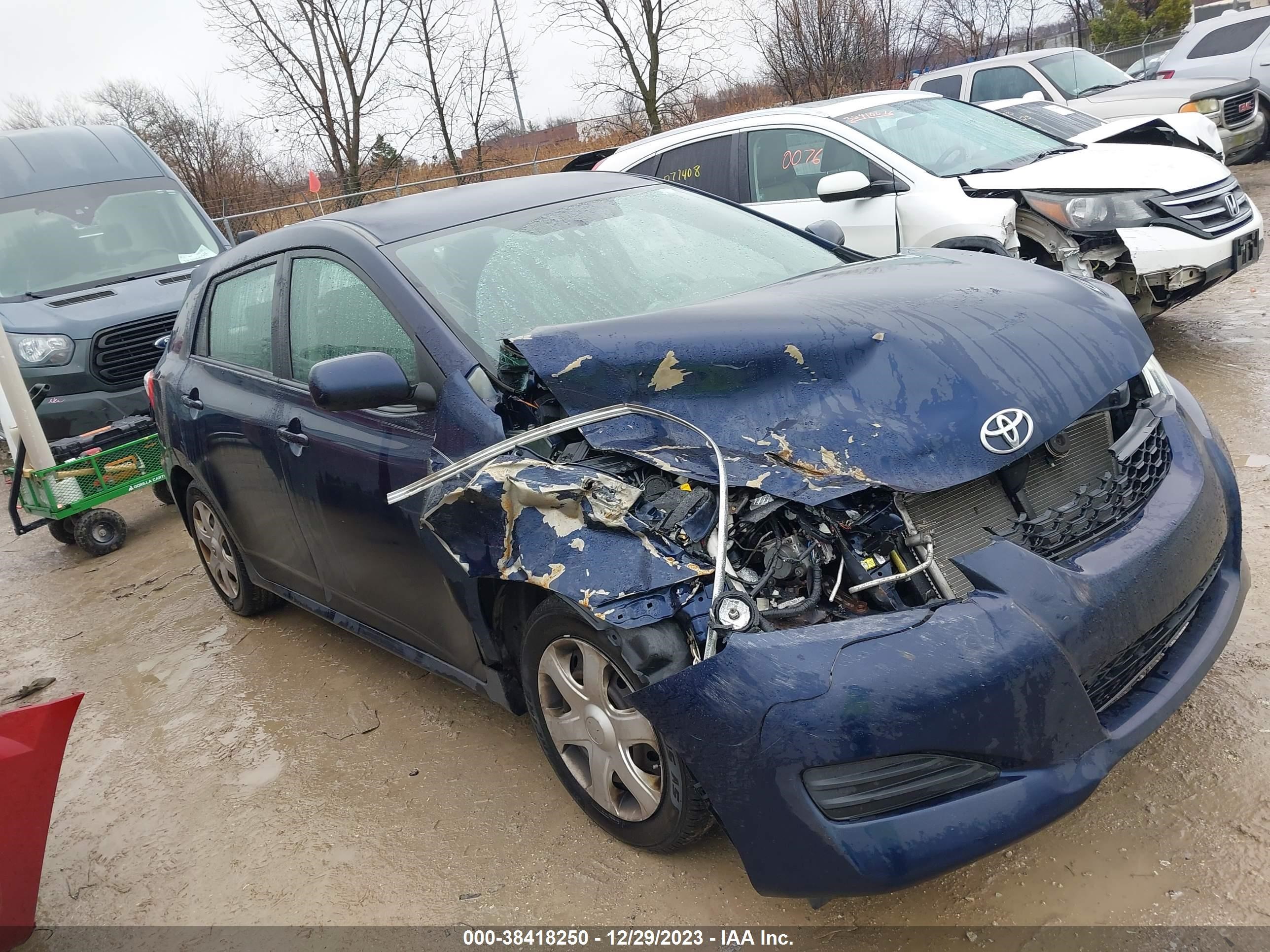 toyota matrix 2009 2t1ku40e49c006550