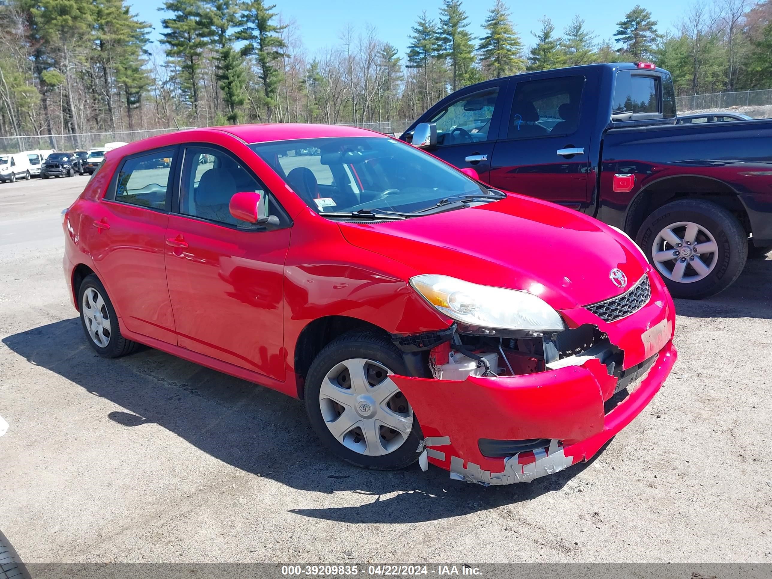 toyota matrix 2009 2t1ku40e69c128763