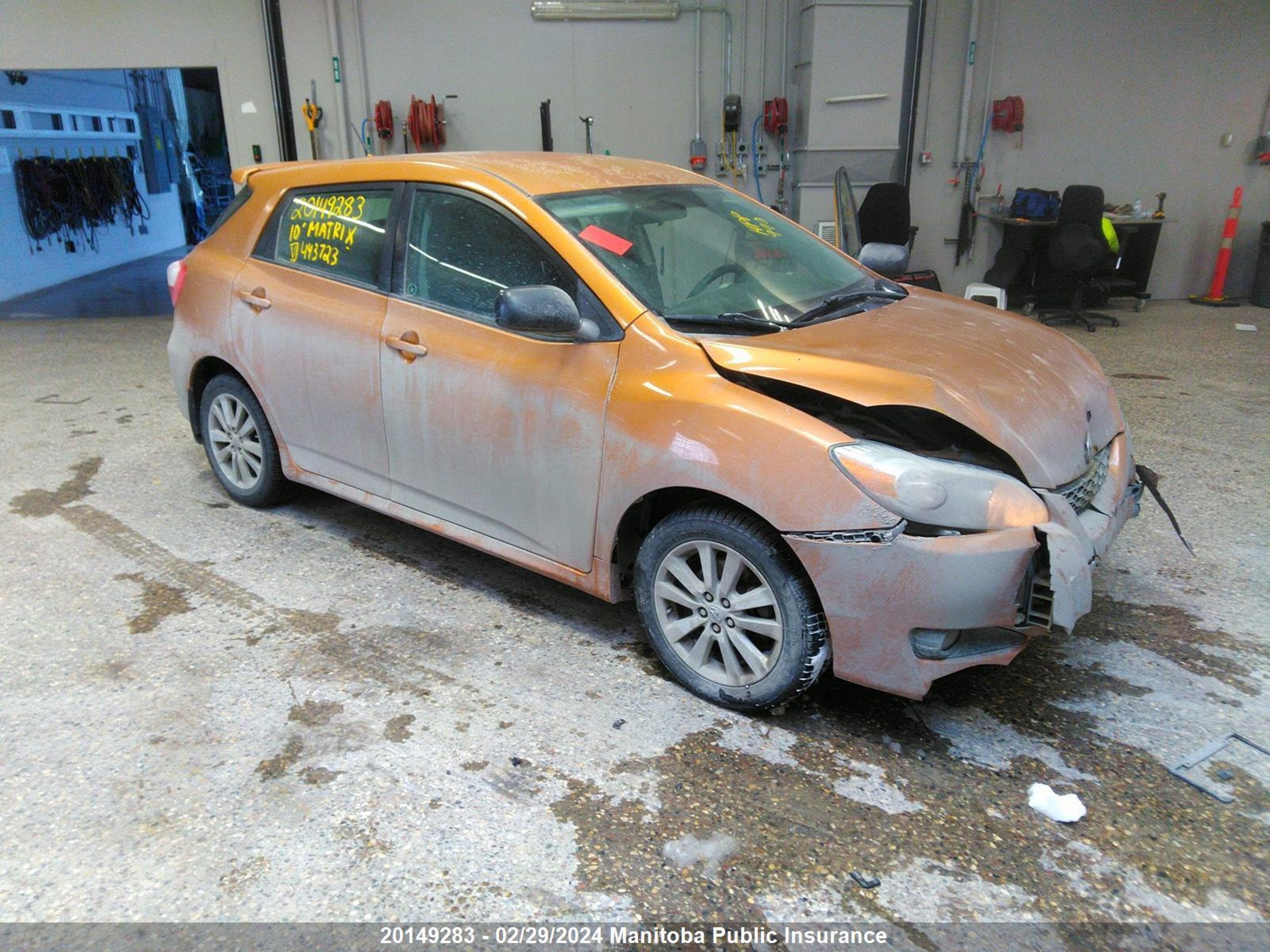 toyota matrix 2010 2t1ku4ee6ac443723