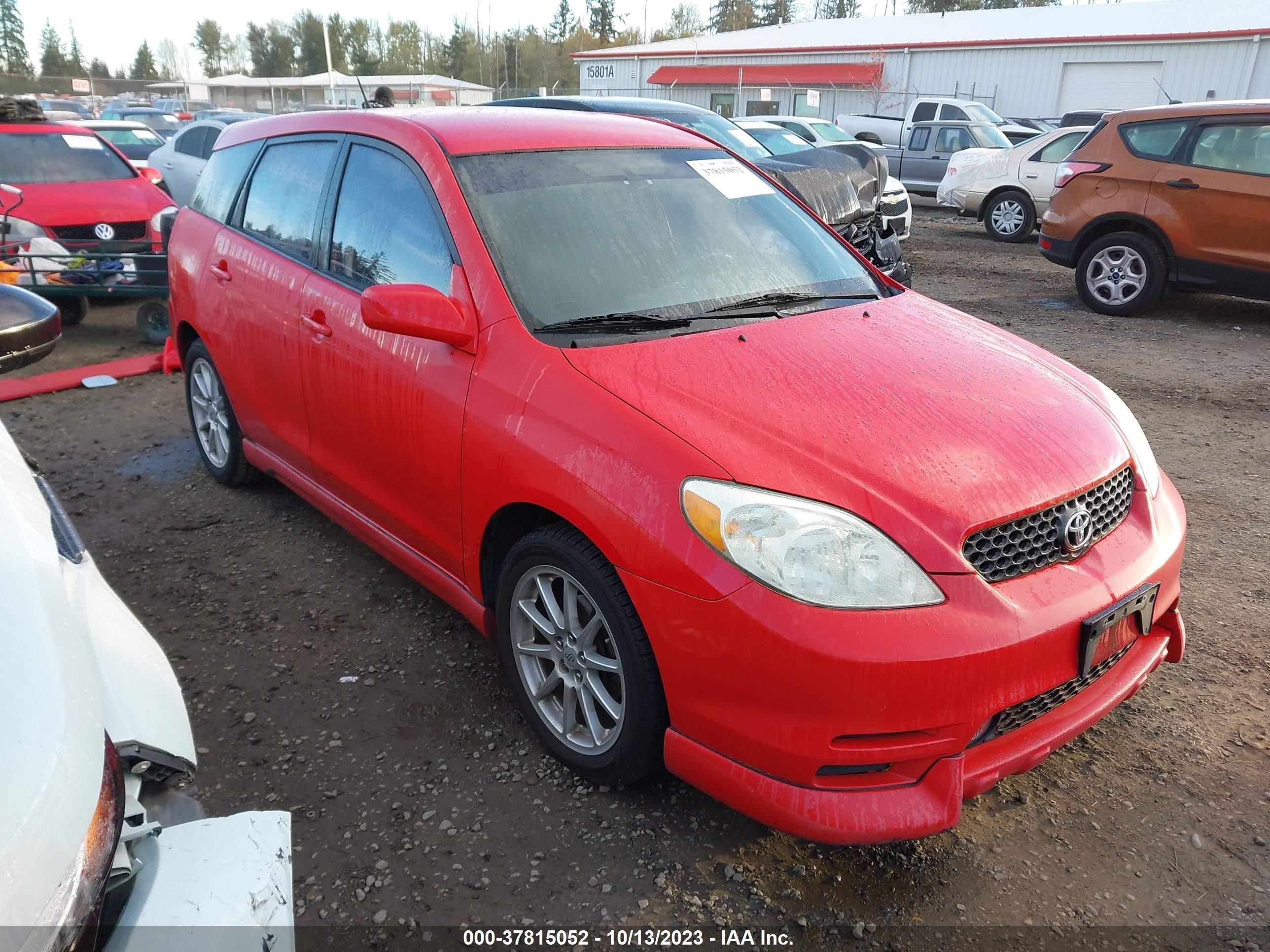 toyota matrix 2003 2t1ky32e73c022227