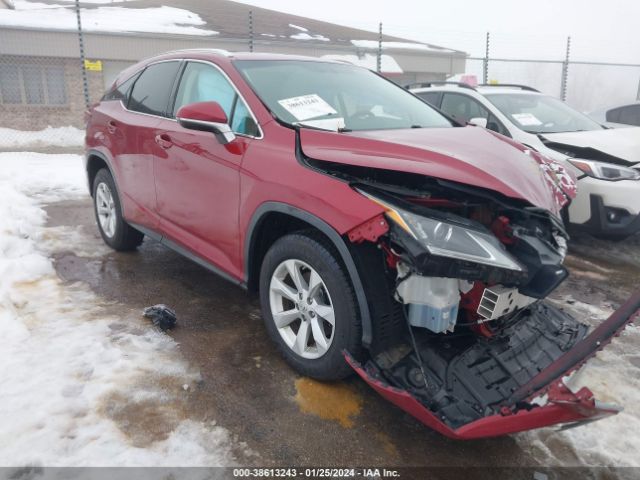 lexus rx 350 2016 2t2bzmca7gc009722