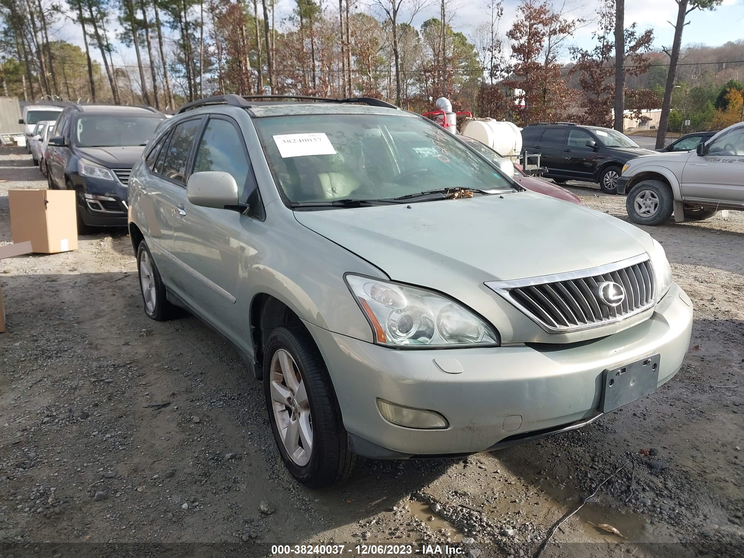 lexus rx 2008 2t2gk31u58c027462