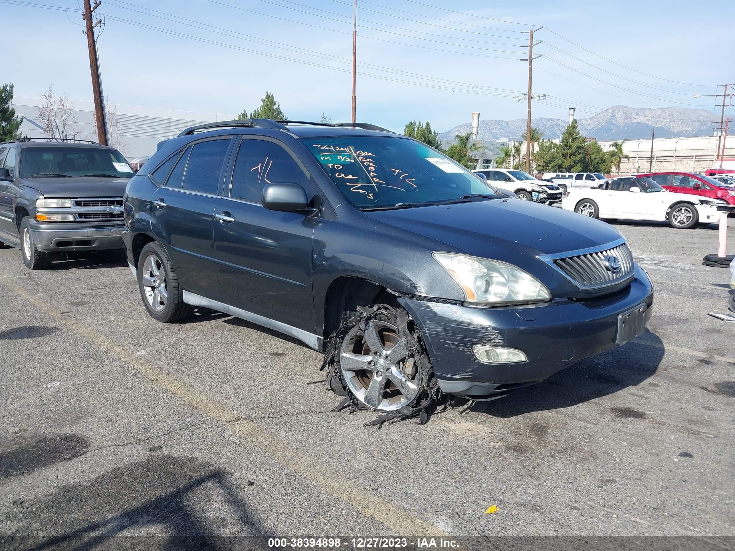 lexus rx 2008 2t2gk31u58c050885