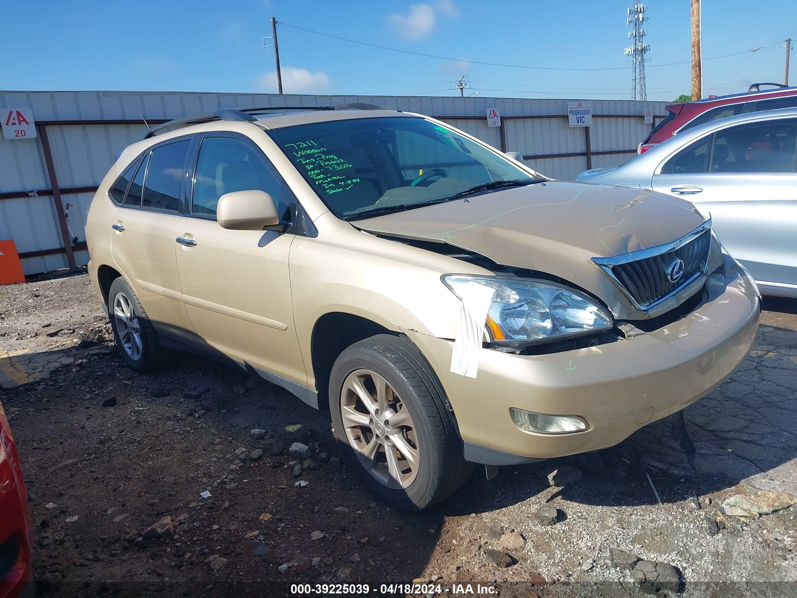 lexus rx 2009 2t2gk31u99c057050